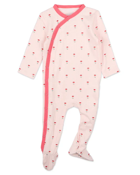 Pointelle Footie Pajamas-Plant Your Dreams and Grow Happy