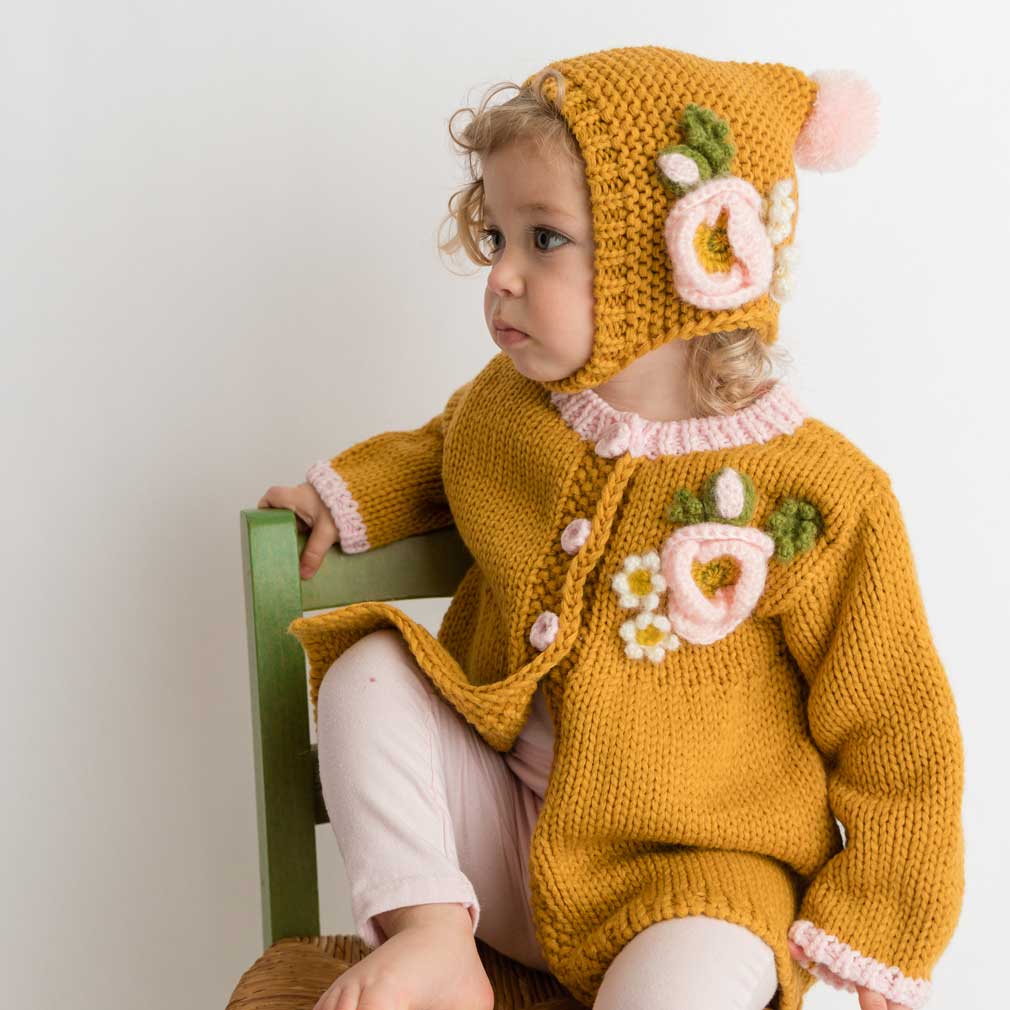 Poppy Sweater Gold Baby & Toddler - Image 4