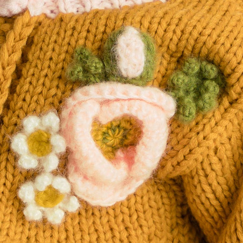 Poppy Sweater Gold Baby & Toddler - Image 5