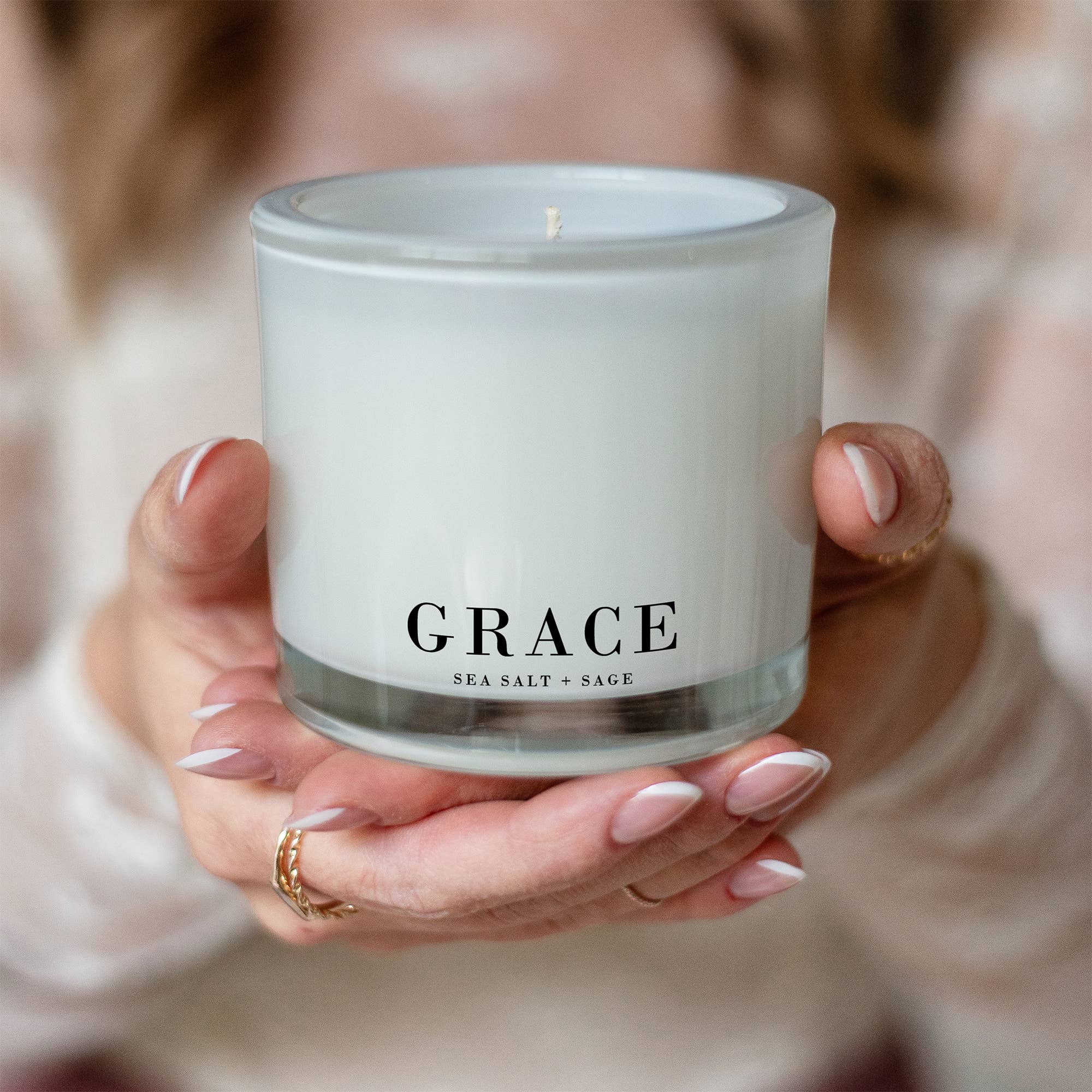 GRACE | Sea Salt + Sage Candle | Signature Collection - Image 3