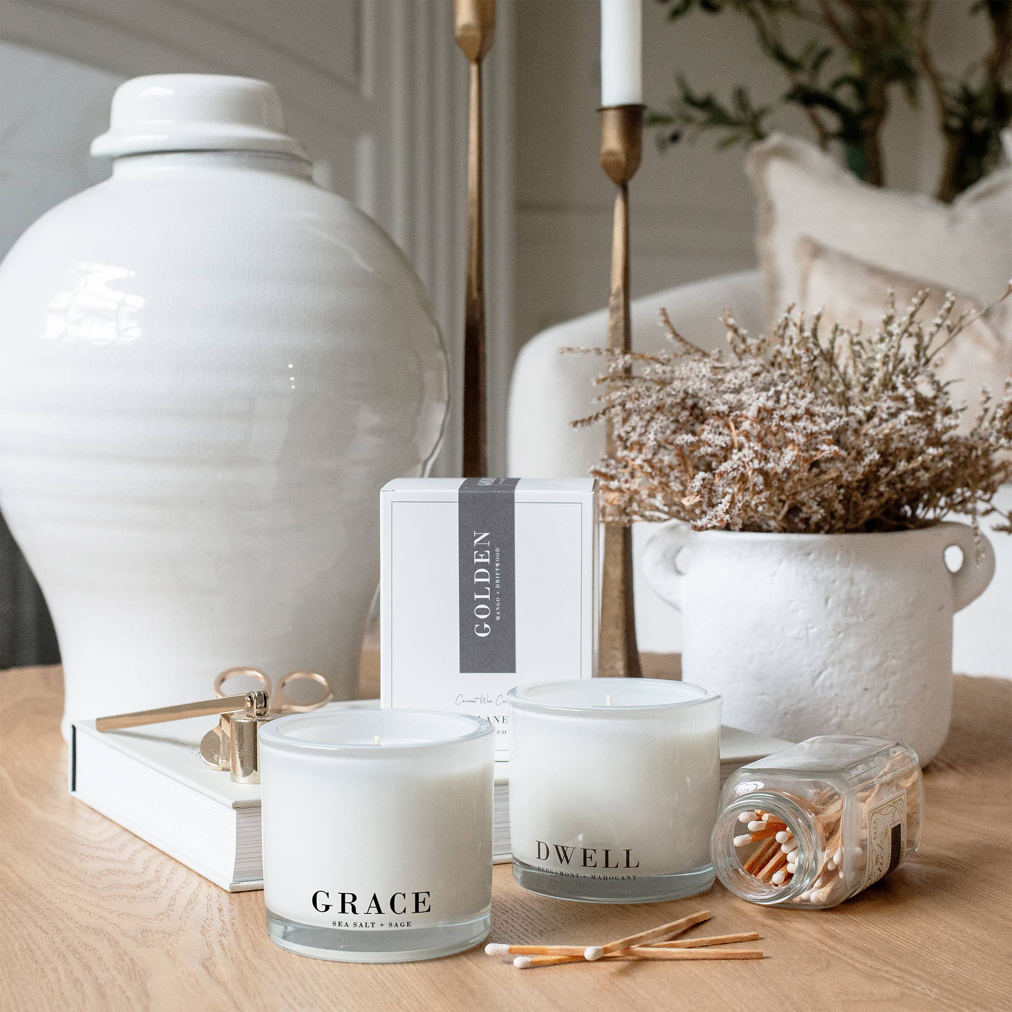 GRACE | Sea Salt + Sage Candle | Signature Collection - Image 4