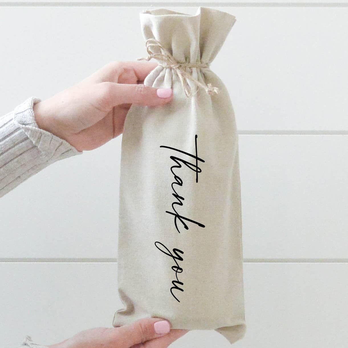Thank You Wine Bag - Image 2