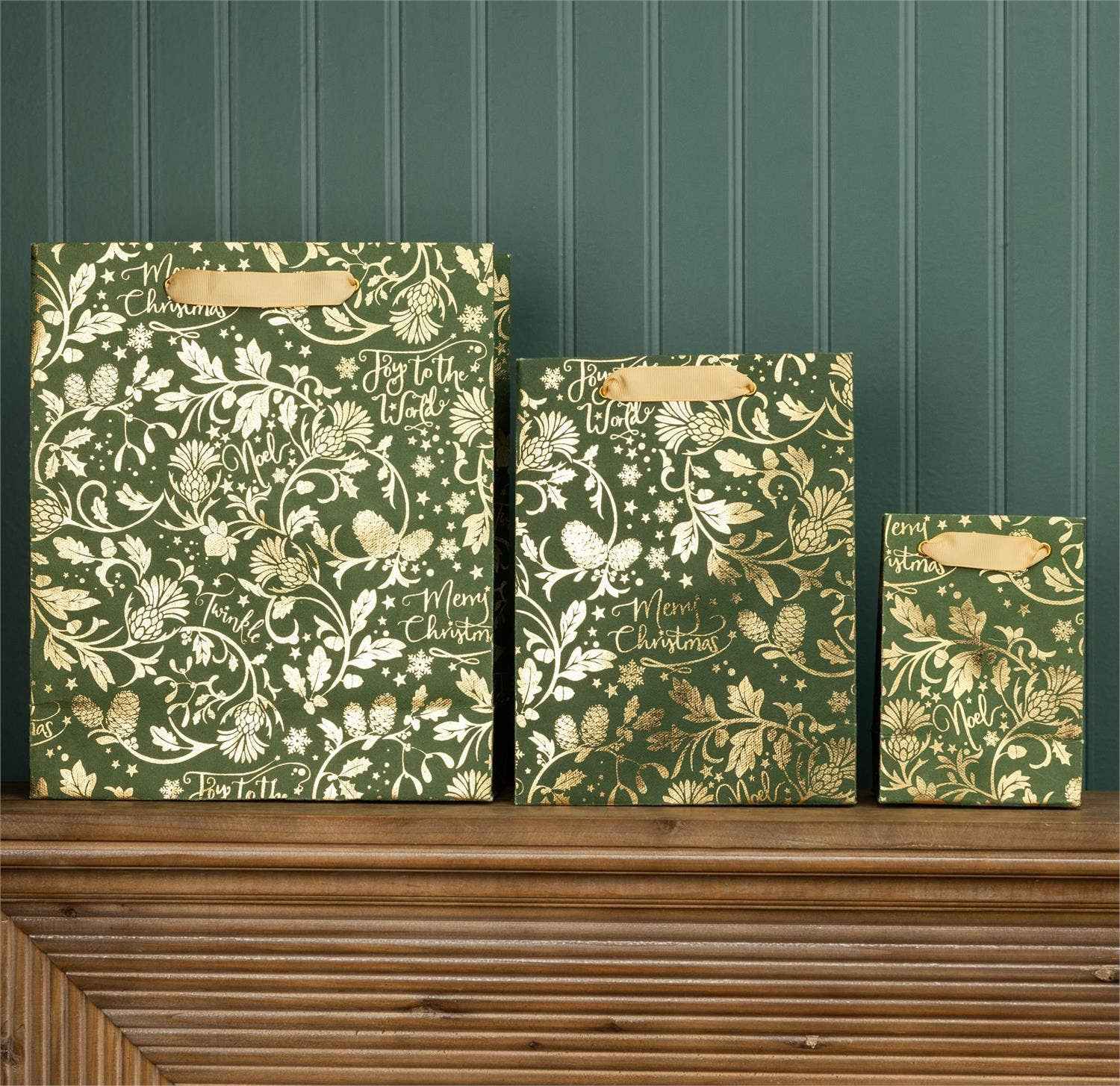 Premium Gift Bags - Christmas, Set of 3-Assorted -Sold Separately - Image 4