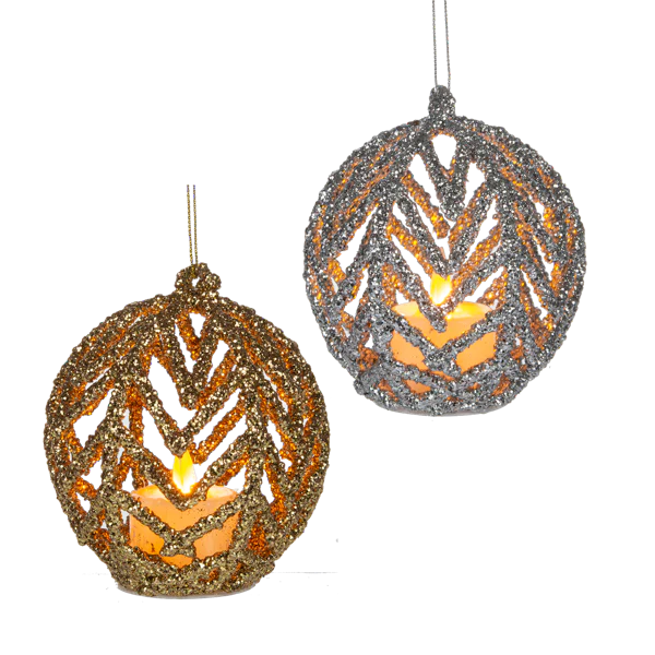 Glitter Lace Ornament-LED
