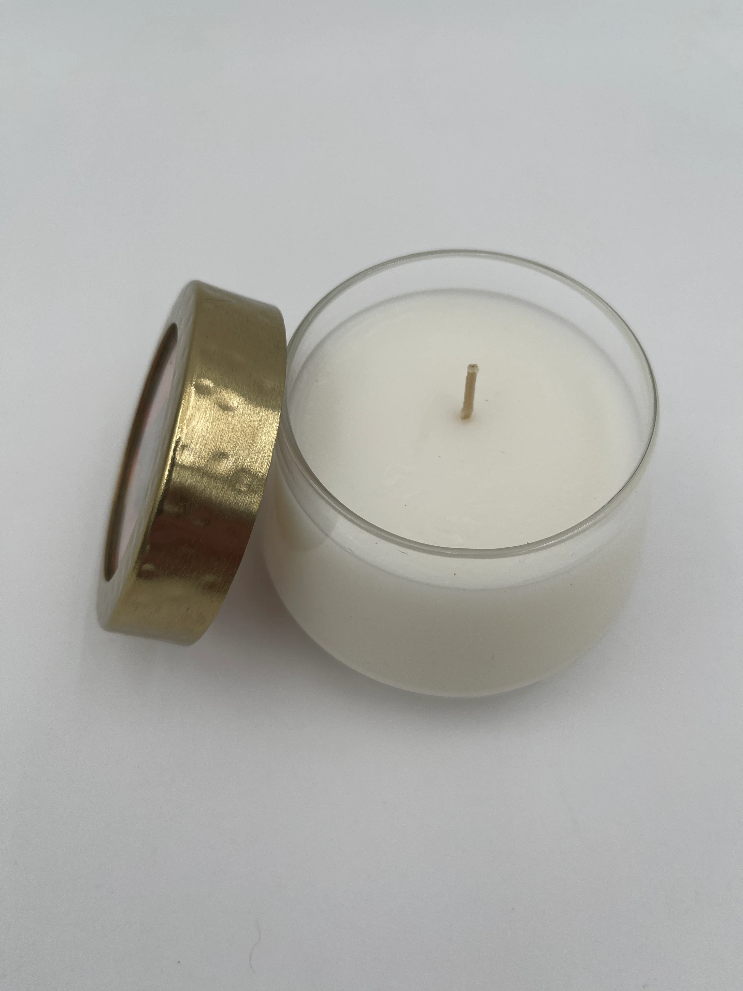 Pressed Floral Candle-Harvest Pumpkin-Small - Image 2