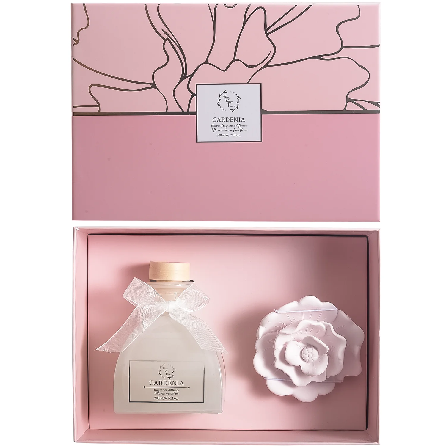 Diffuser Set Sunshine Ceramic Set -Gardenia