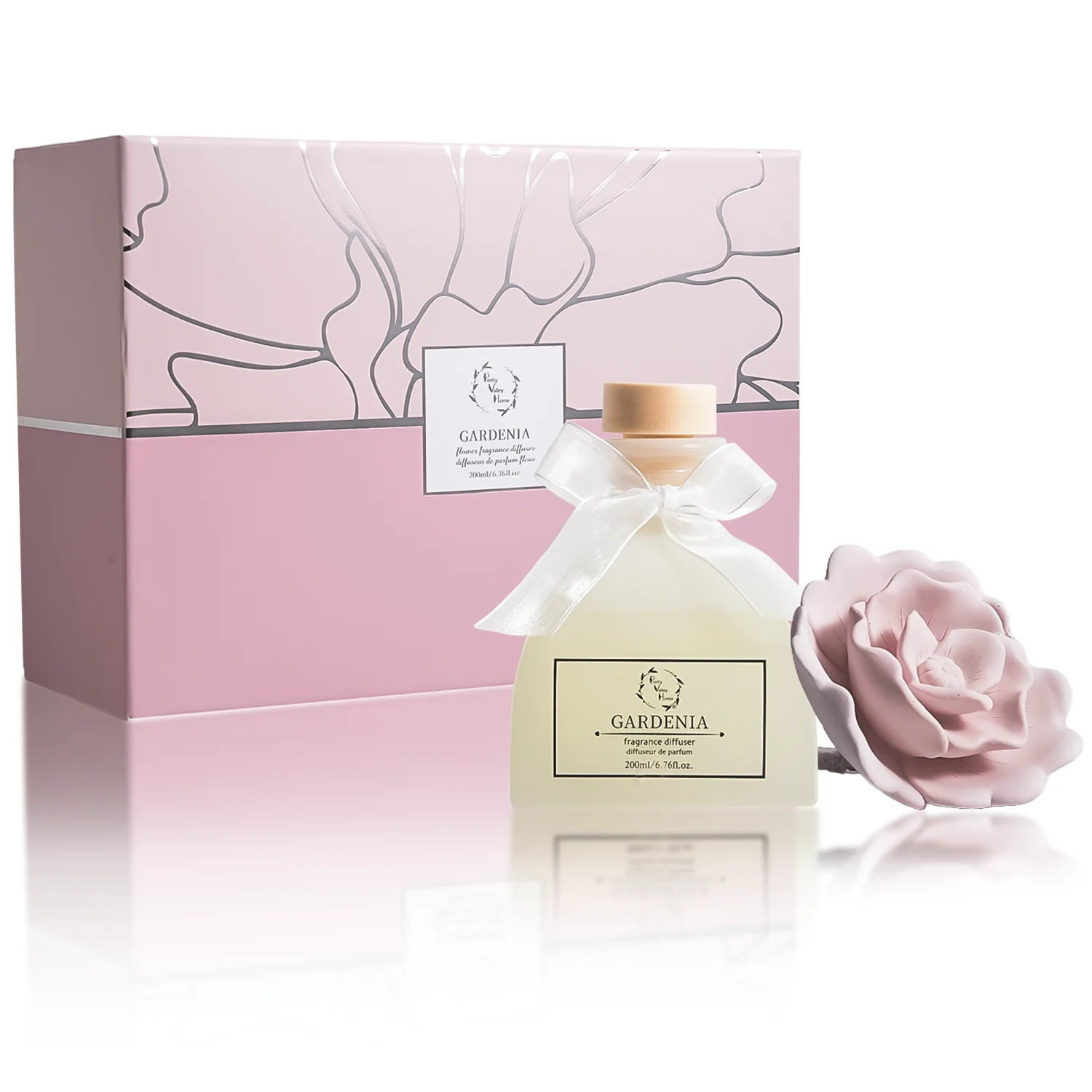 Diffuser Set Sunshine Ceramic Set -Gardenia - Image 3