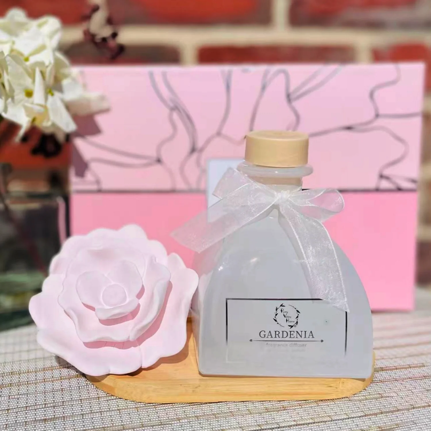 Diffuser Set Sunshine Ceramic Set -Gardenia - Image 5