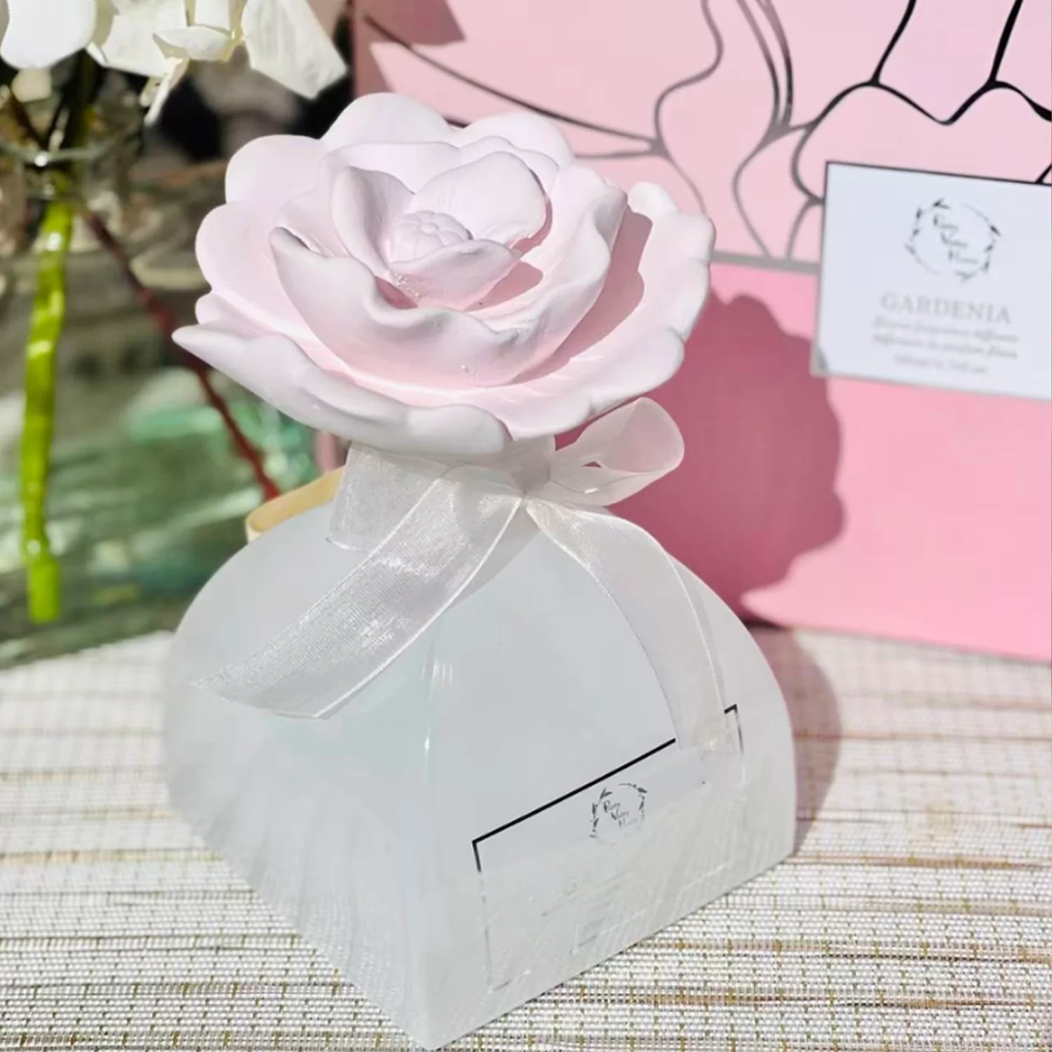 Diffuser Set Sunshine Ceramic Set -Gardenia - Image 6
