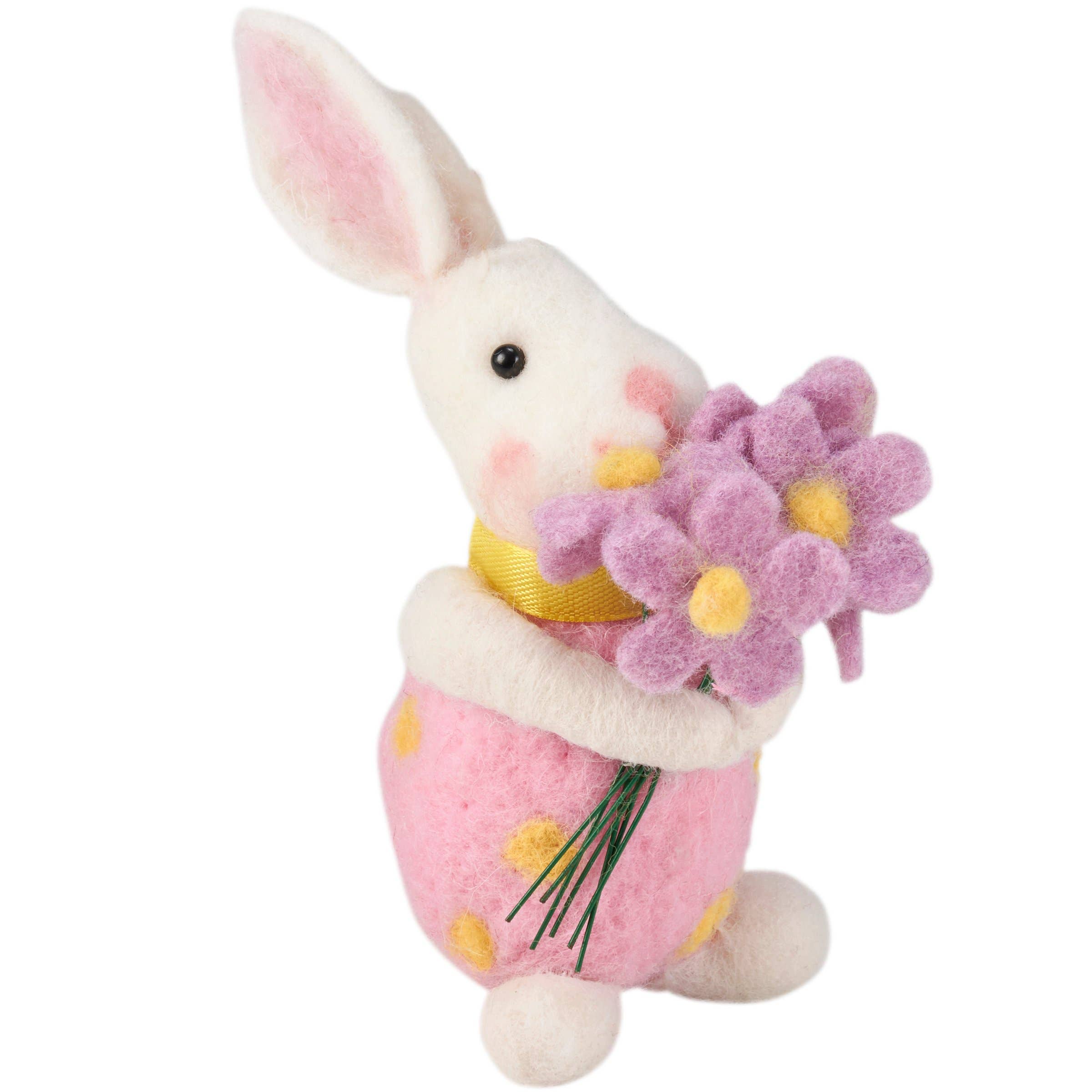 Bunny With Bouquet Critter - Image 3