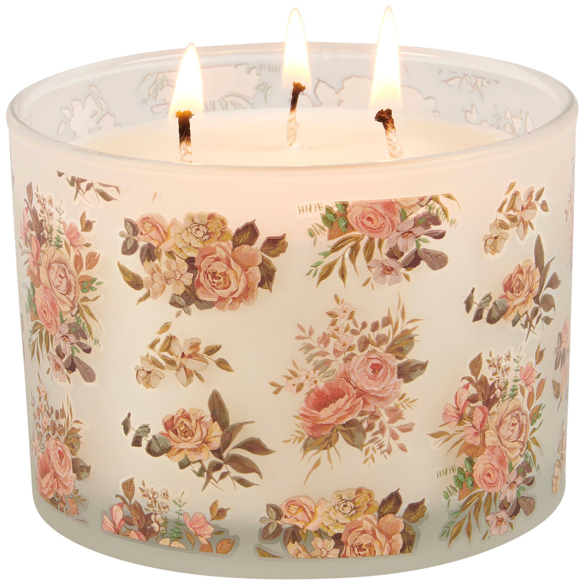 Cabbage Rose Candle - Image 3