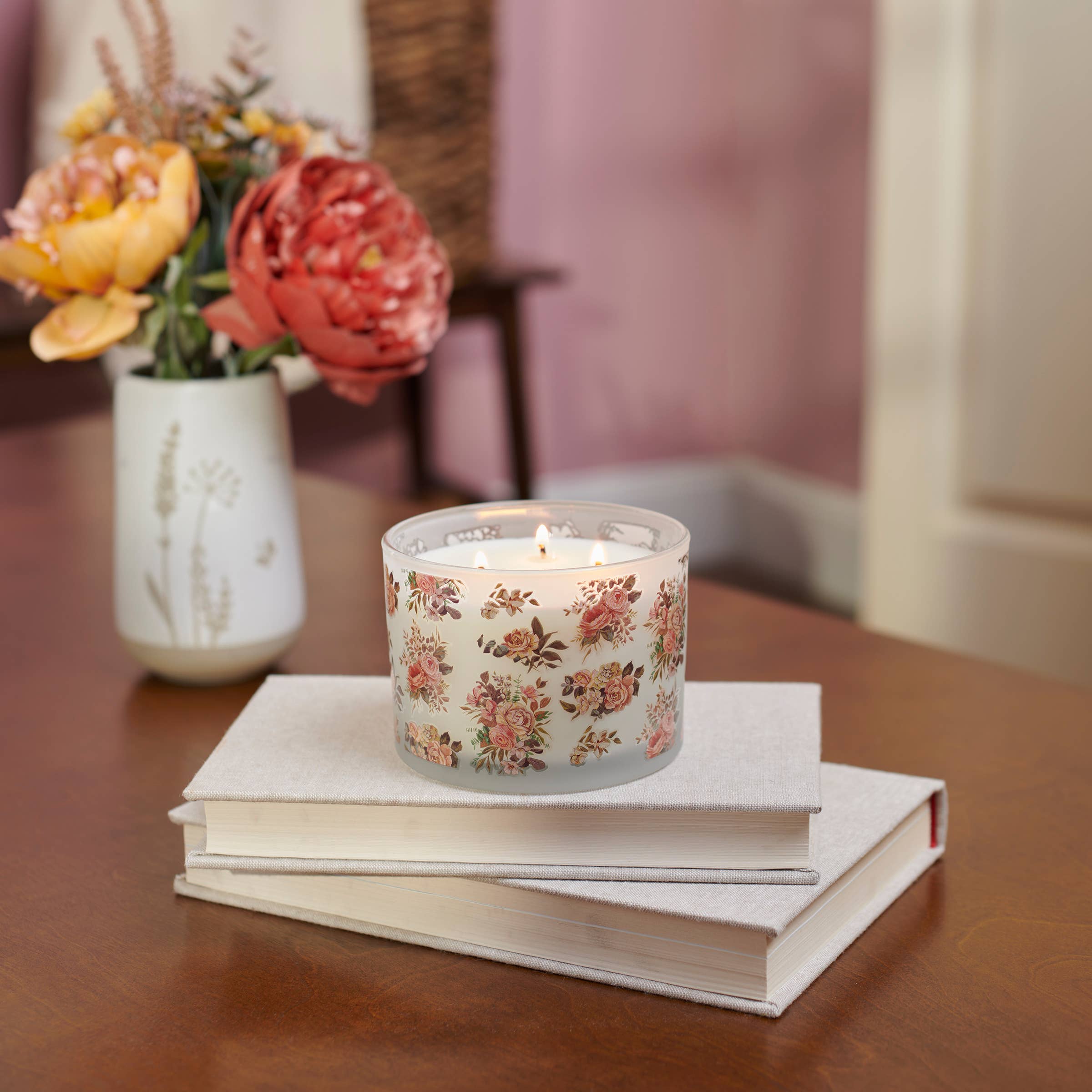 Cabbage Rose Candle - Image 6
