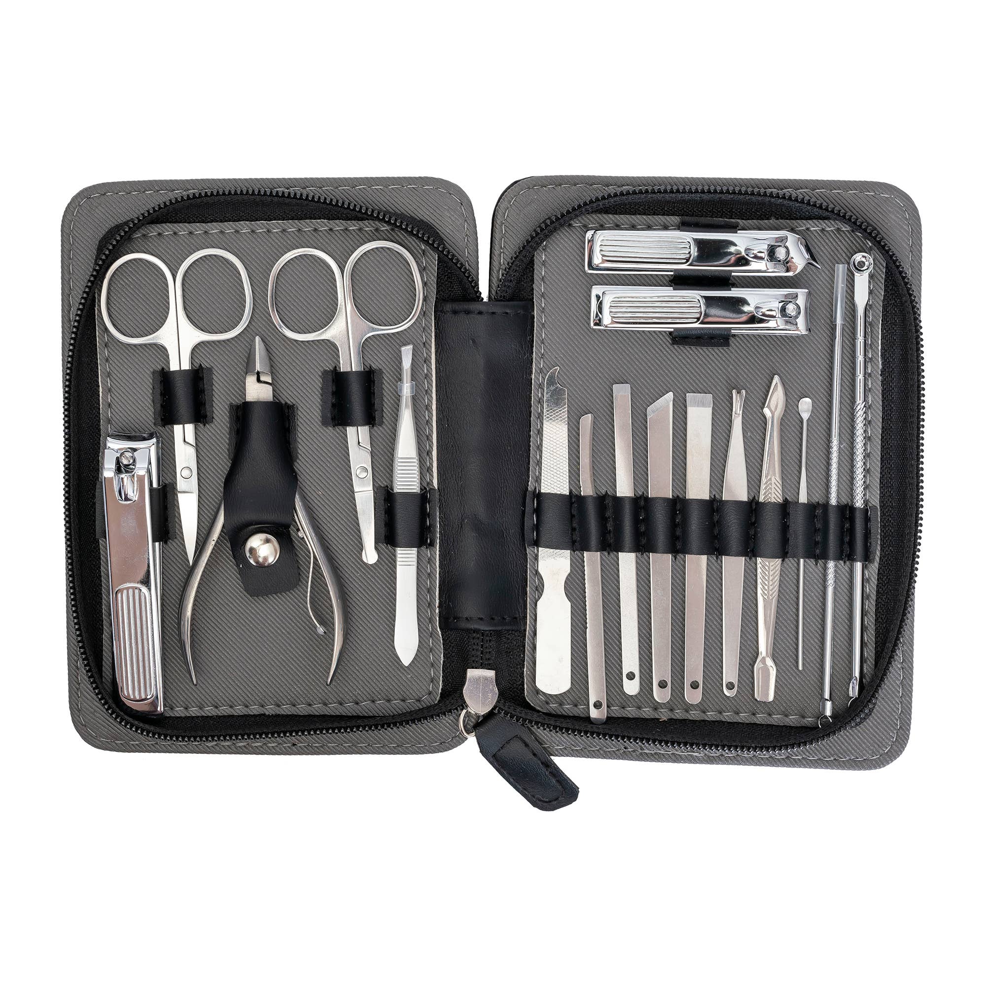Pro MAN-I PEDI 17 Piece Set : Black - Image 3