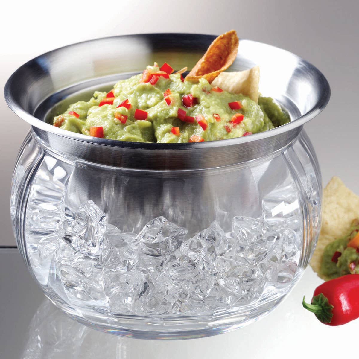 Iced Dip™ Stainless Steel & Acrylic Dip Cup