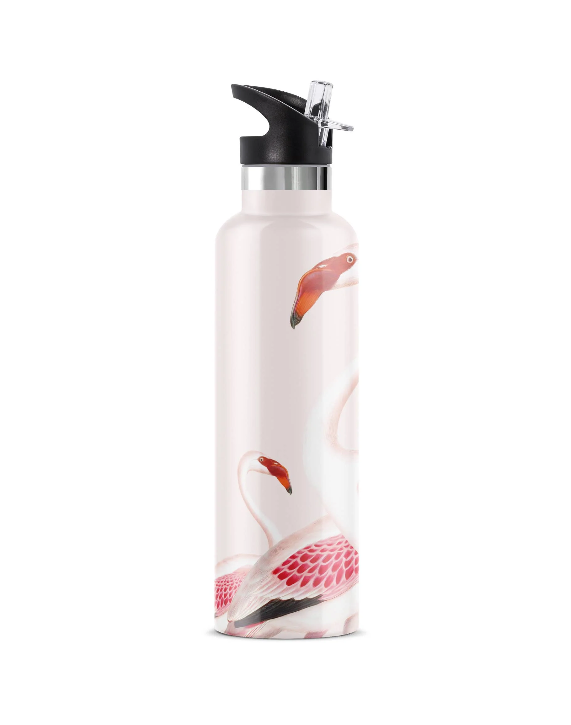 Puna | Vintage Pink Flamingo Insulated Water Bottle 25oz - Image 6