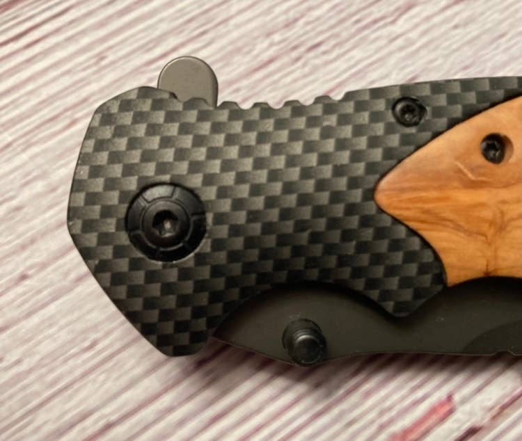 Quail Tail Laser Art - Be Still and Know Knife - Image 5
