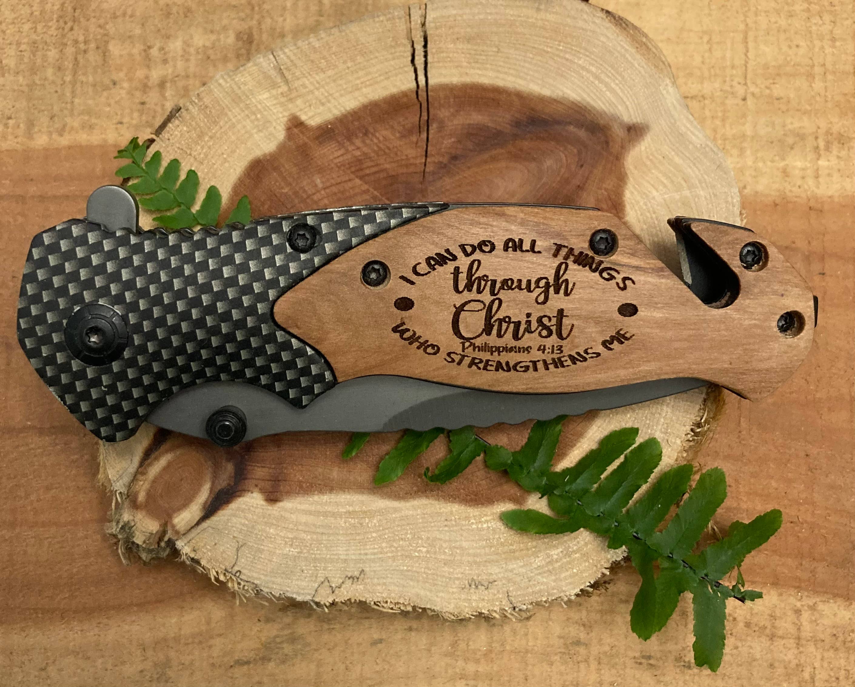 I Can Do All Things Thru Christ Knife - Image 3