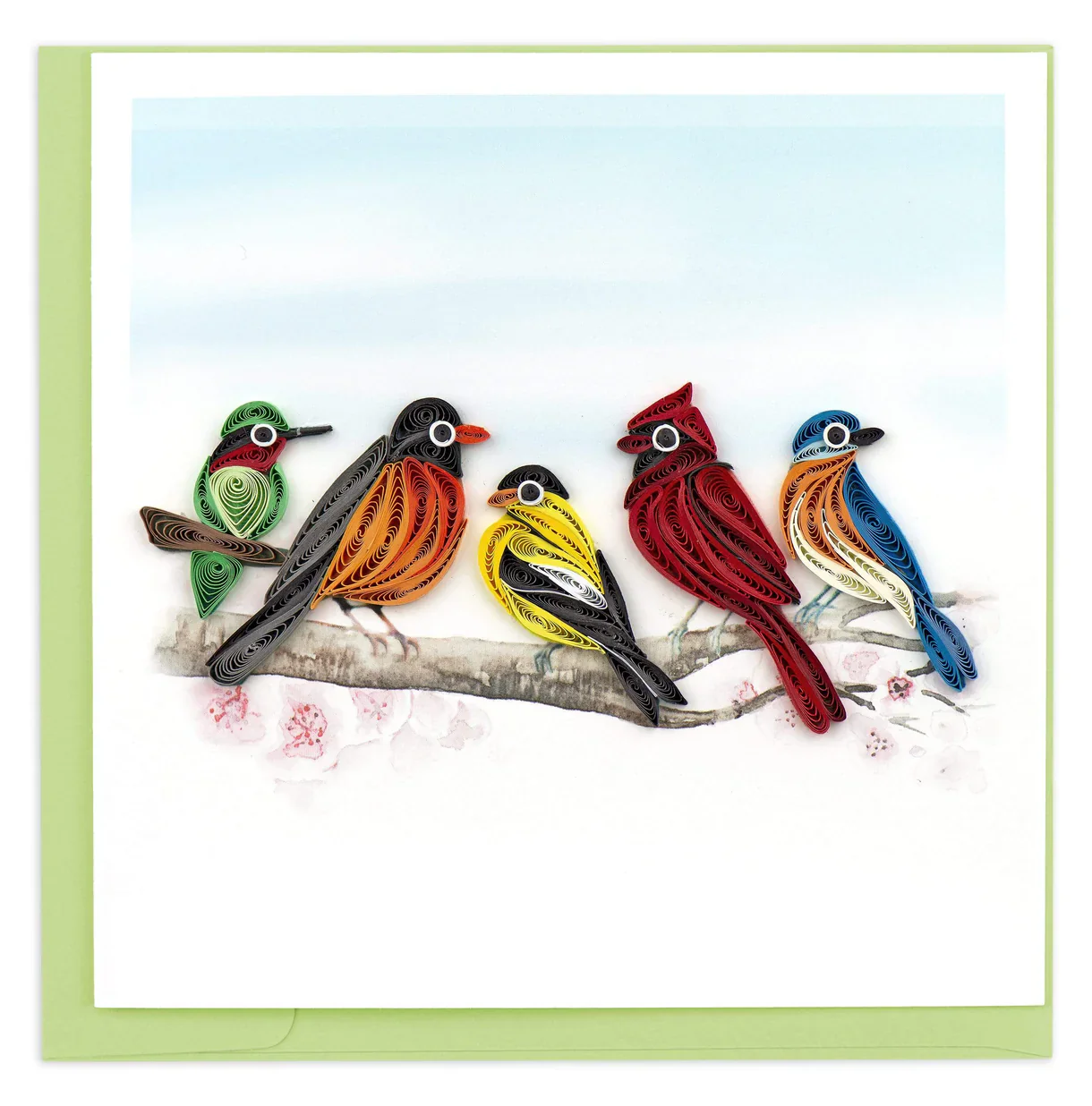 QuillingCard Songbirds