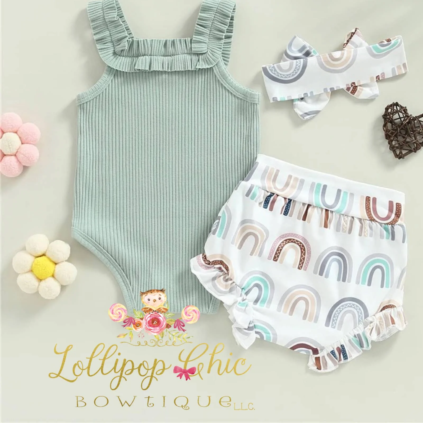 Rainbow Baby Set - Image 3