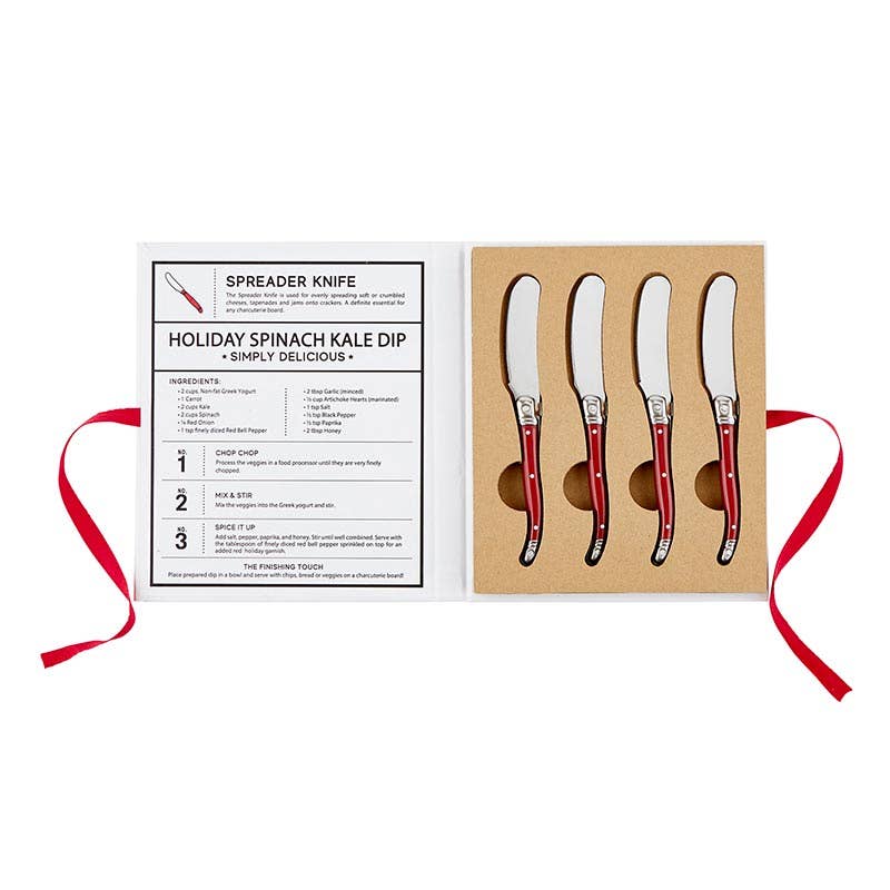 Red Charcuterie Spreaders Book Box - Image 2