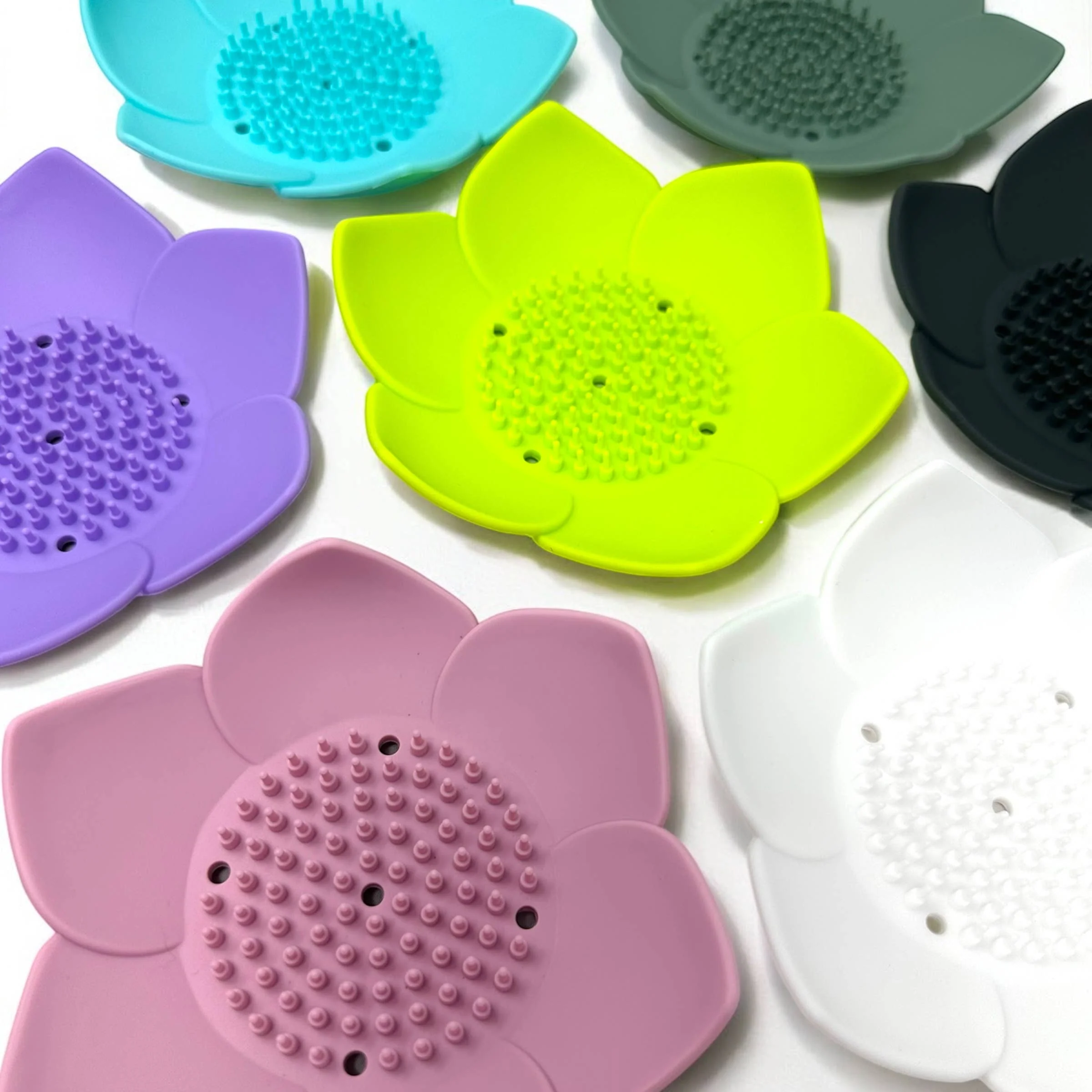 Relax Away Essentials - Shower Steamer Tray - Lotus Shape - Flexible Silicone - Image 3