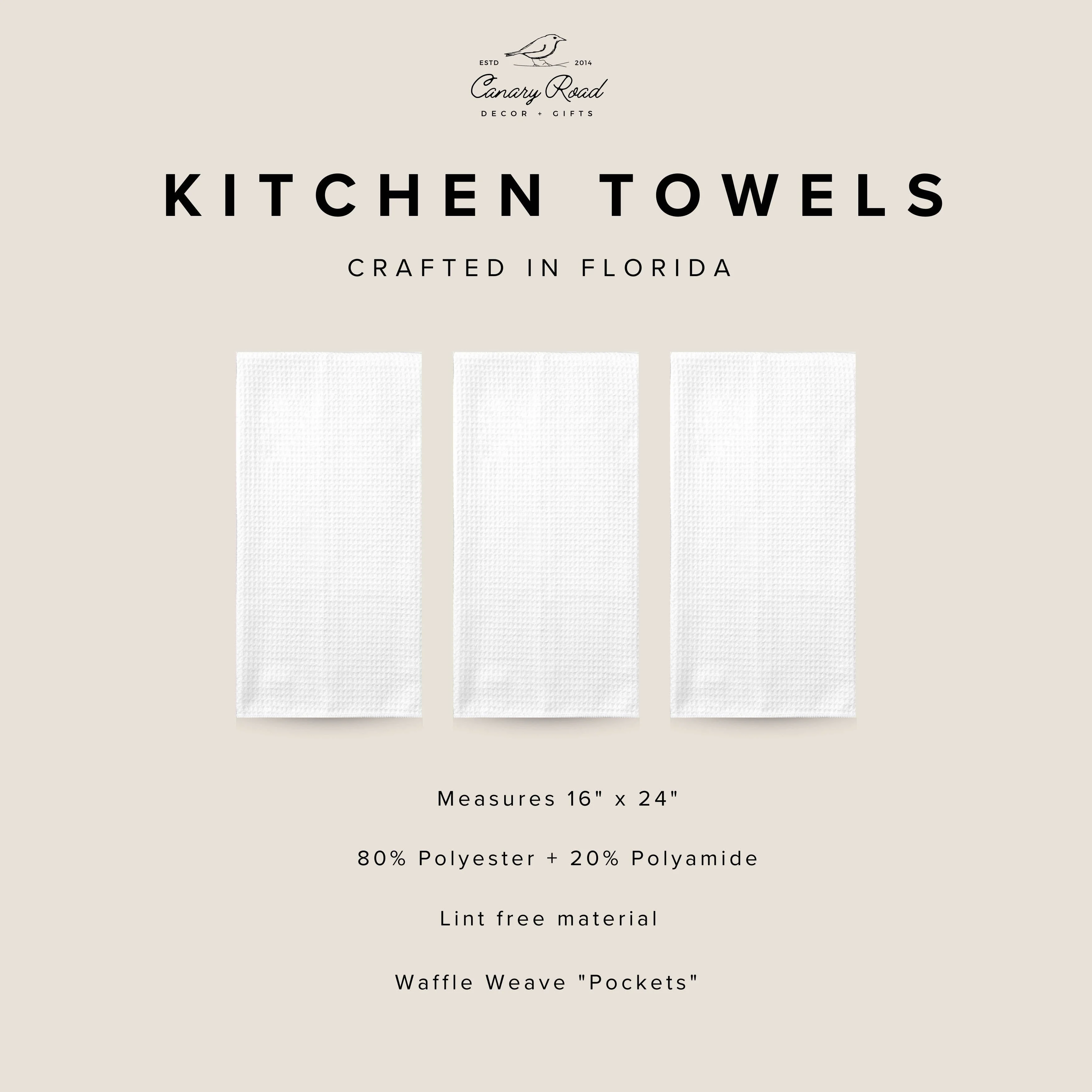 Retro Western Cactus Kitchen Towel - Image 4