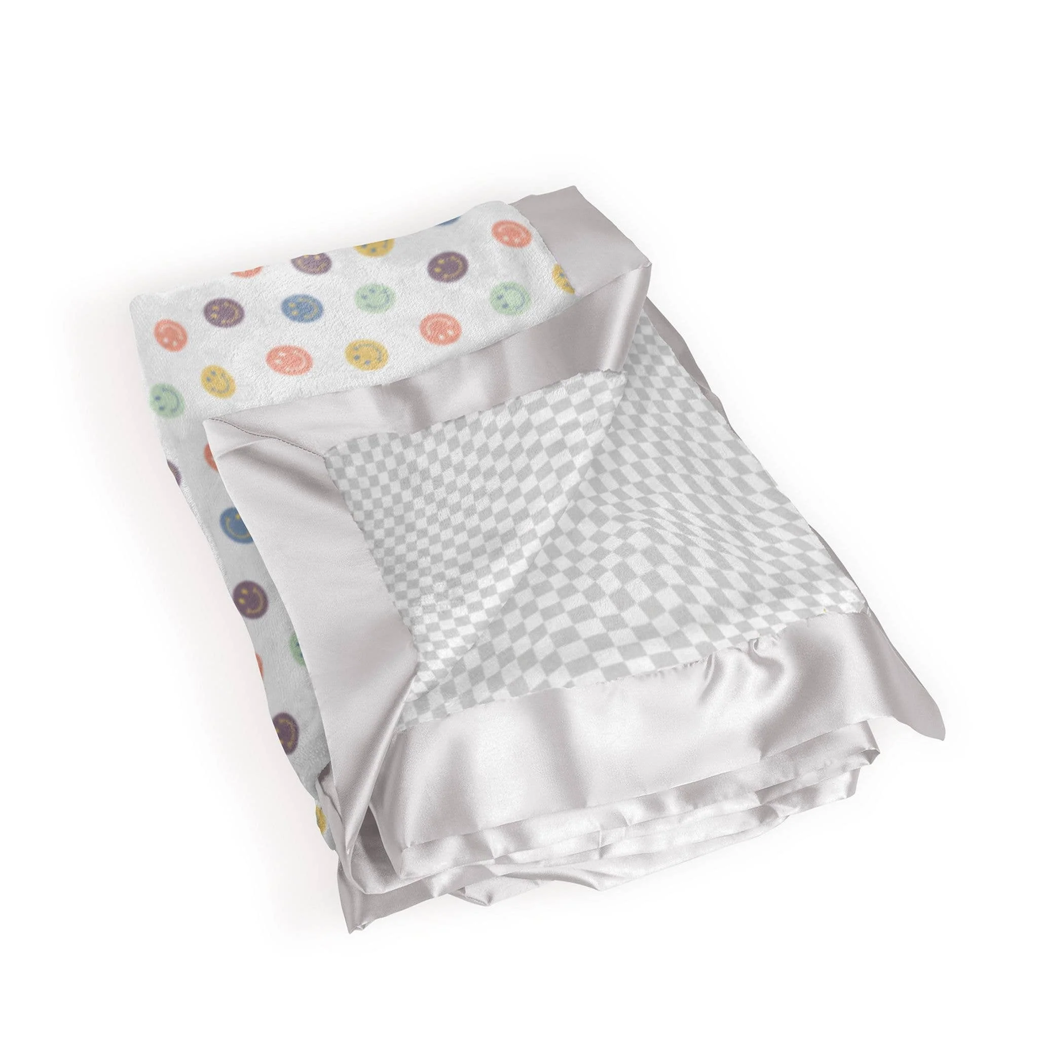 Reversible Baby Blanket Happy Baby Vibes - Image 2