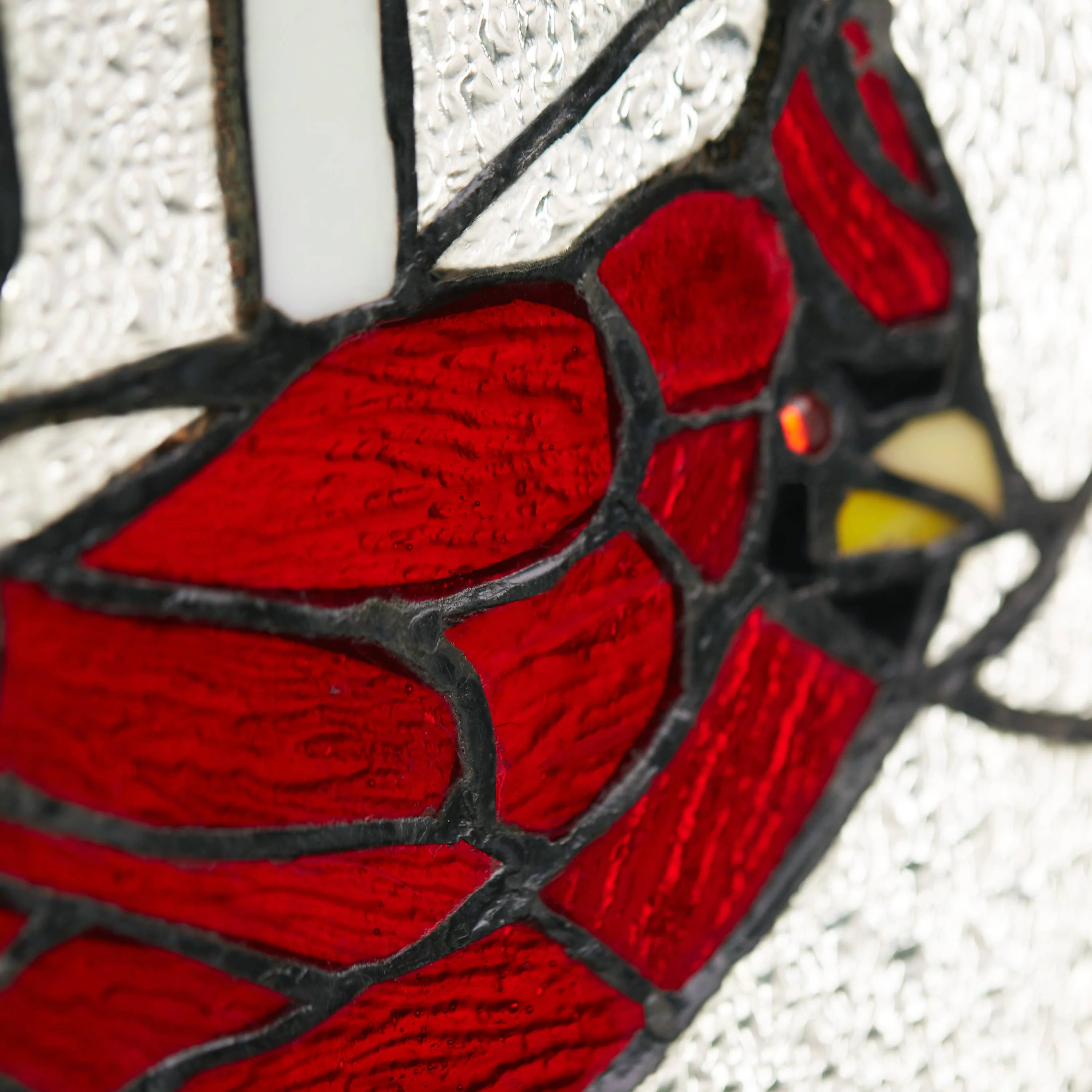 18.5"H Annabelle Red Cardinal Stained Glass Window Panel - Image 10