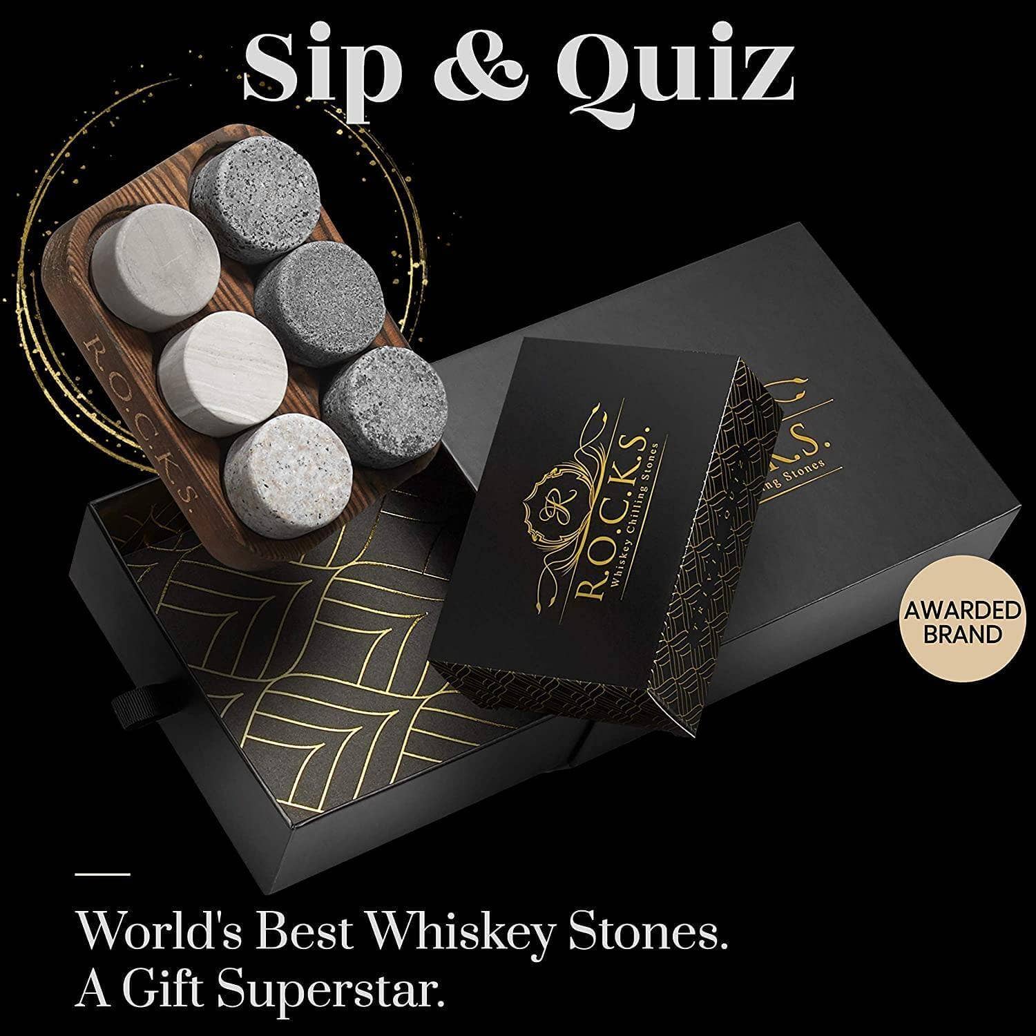 The Rocks x Whiskey Trivia Quiz Gift Set - Image 2