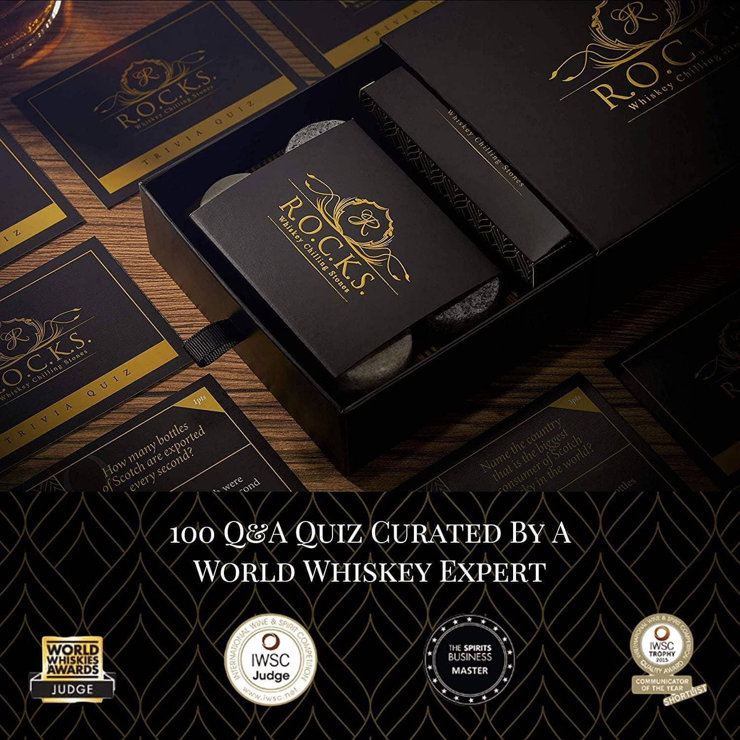 The Rocks x Whiskey Trivia Quiz Gift Set - Image 5
