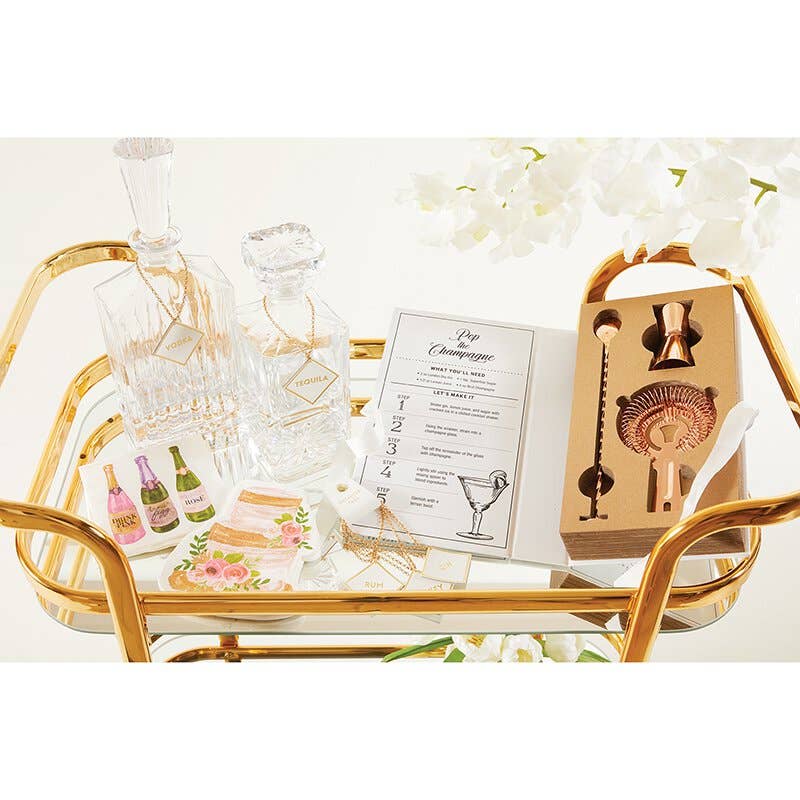 Rose Gold Barware Book Box - Image 3