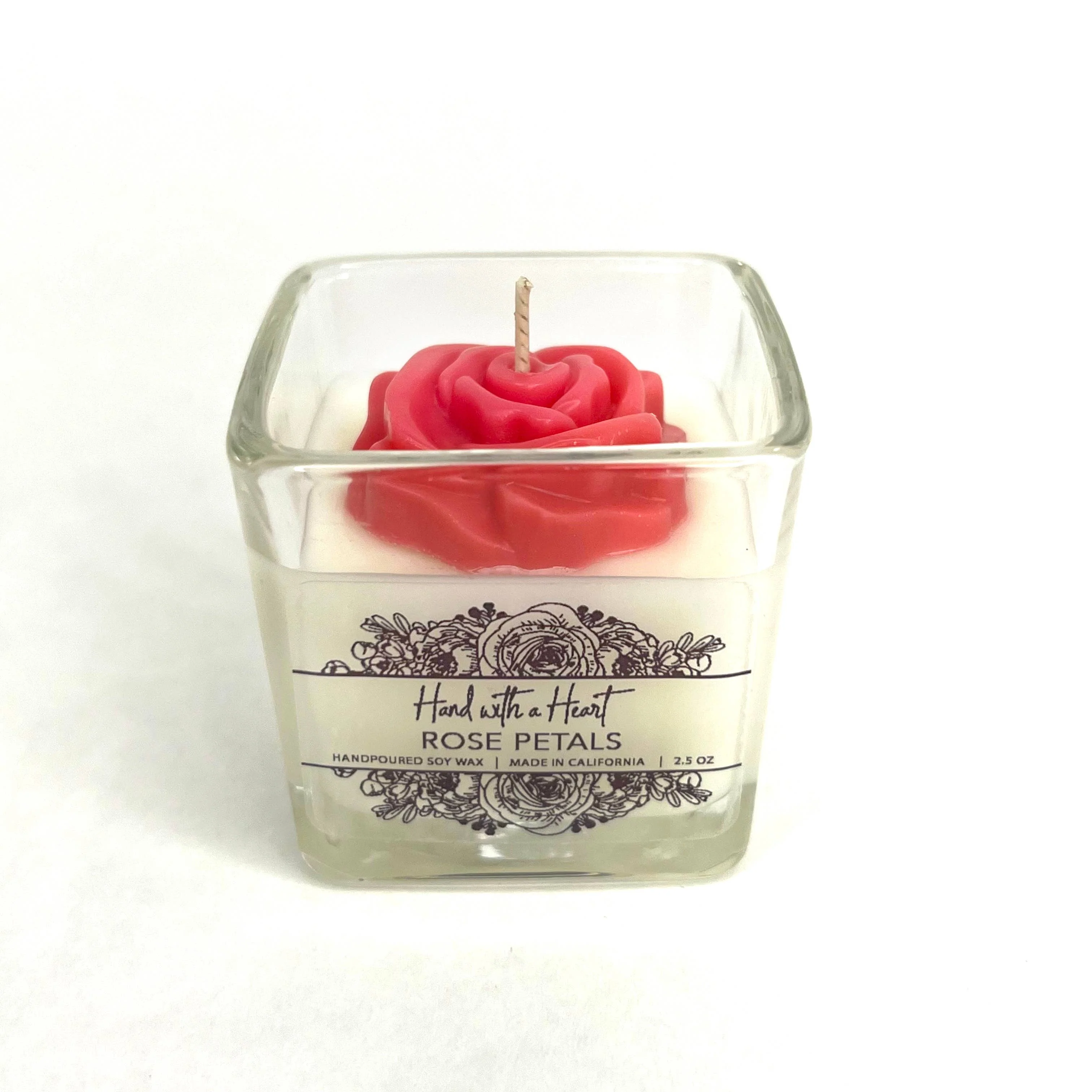 Rose Petals Soy Wax Candle - Image 16