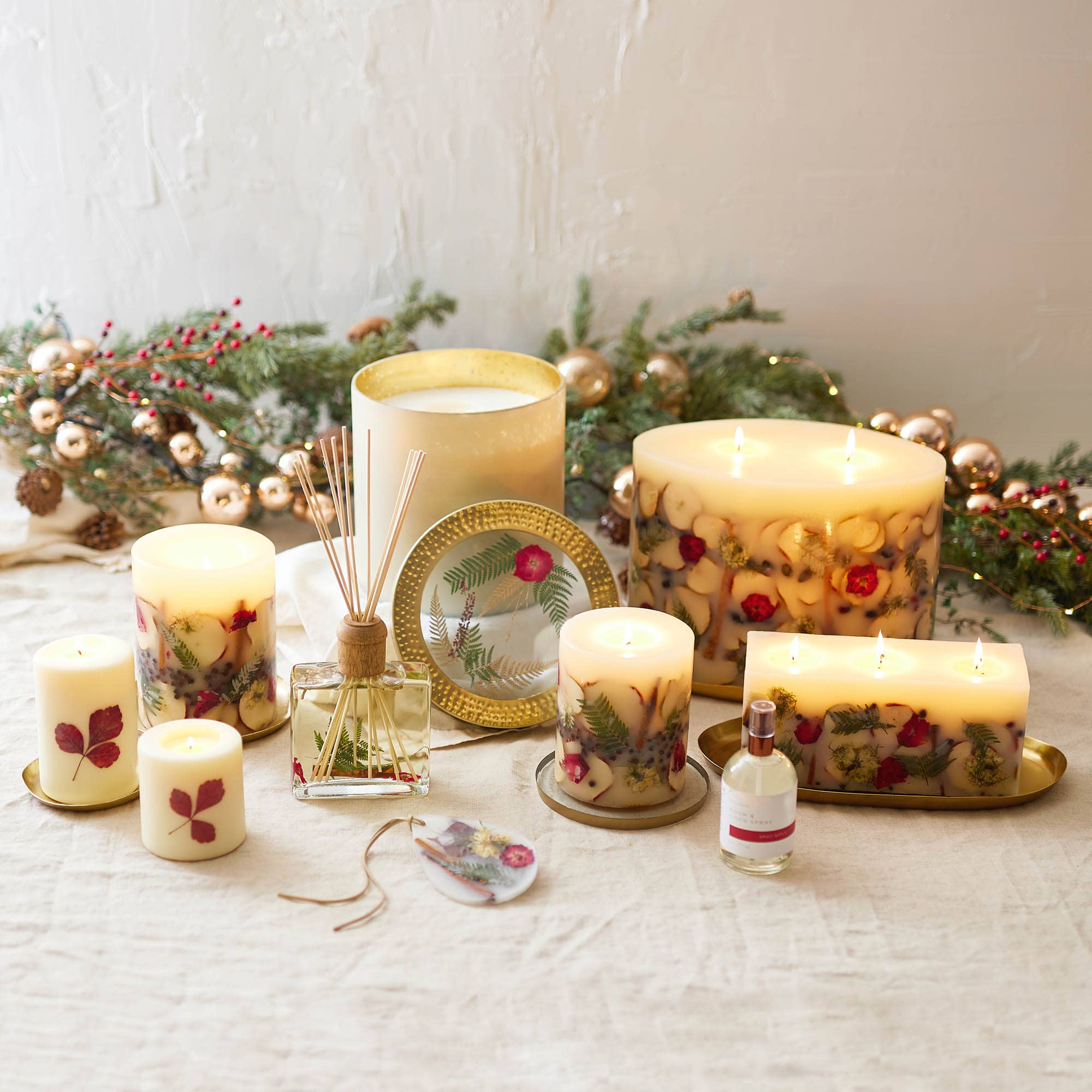 Brick Oval Gold Candle Plate - Image 11
