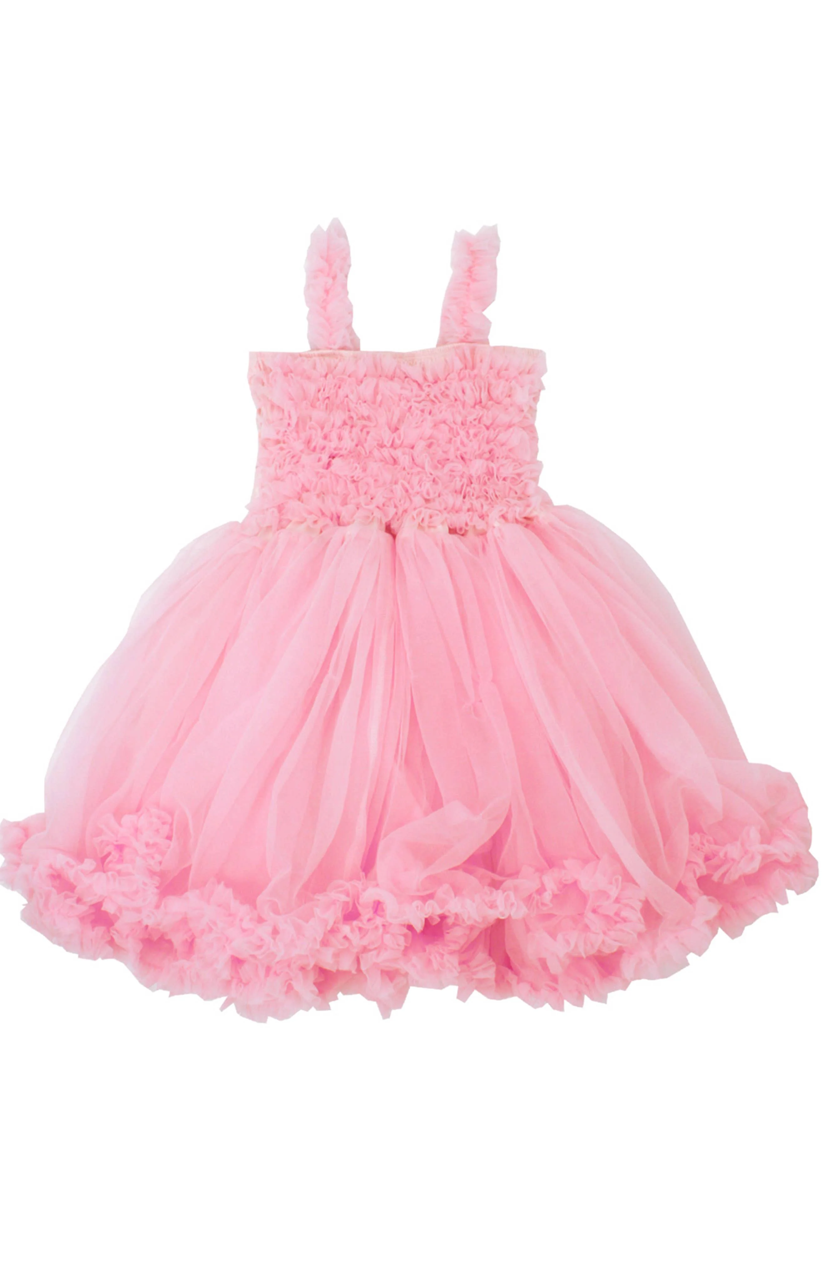 Girls Pink Princess Petti Dress - Image 3