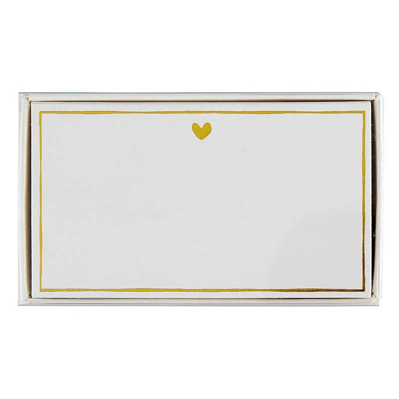 Gold Foil Place Cards - Heart - Image 4