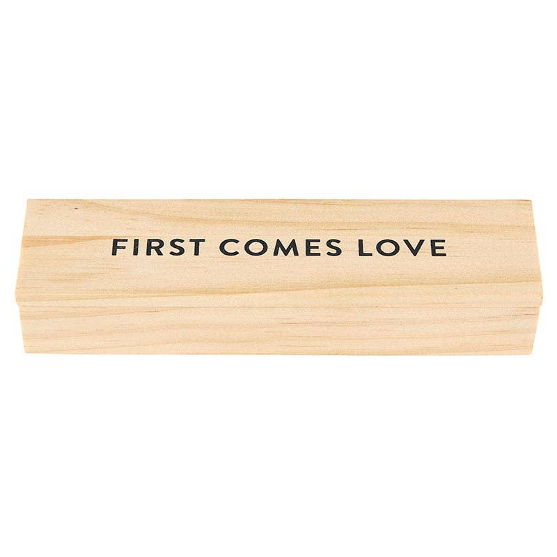 Santa Barbara Design Studio by Creative Brands - Wood Box with Gem Pen - First Comes Love - Image 5