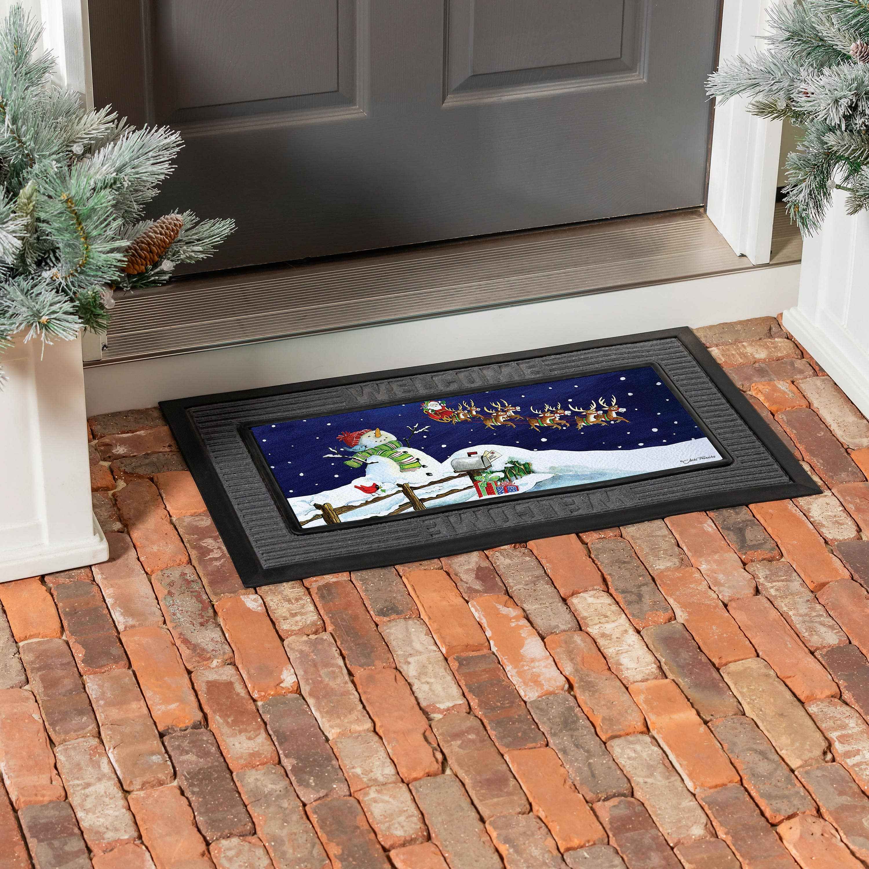 Santa & Snowman Sassafras Switch Mat - Image 3