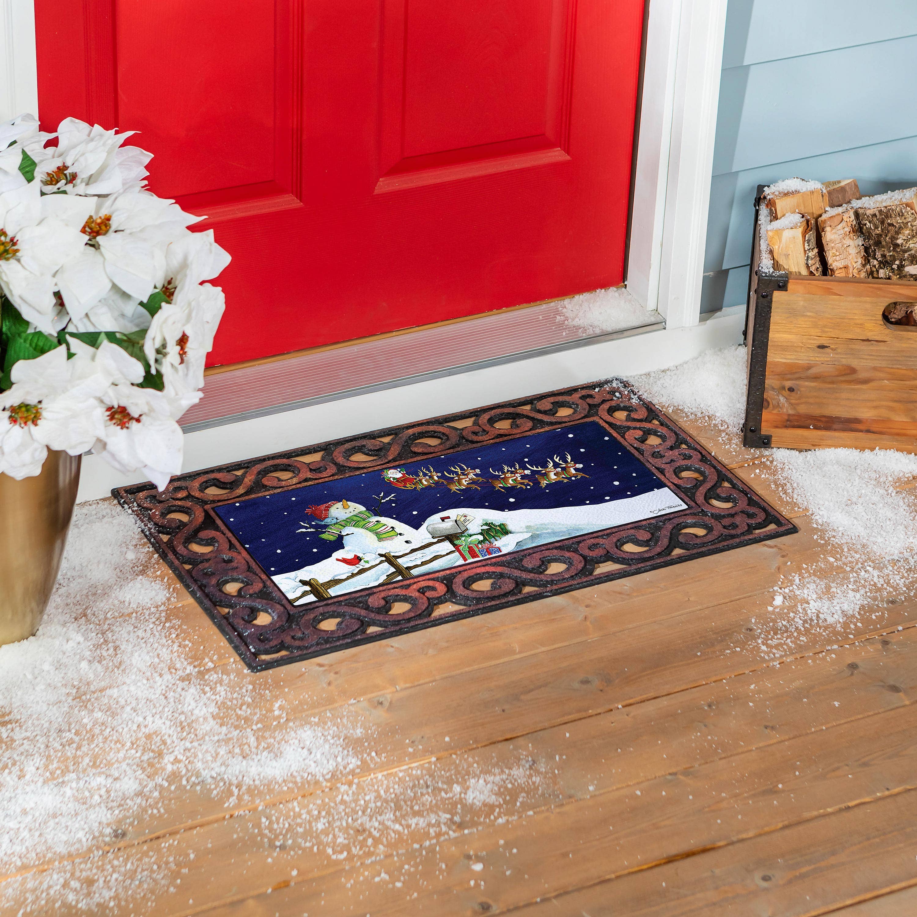 Santa & Snowman Sassafras Switch Mat - Image 4