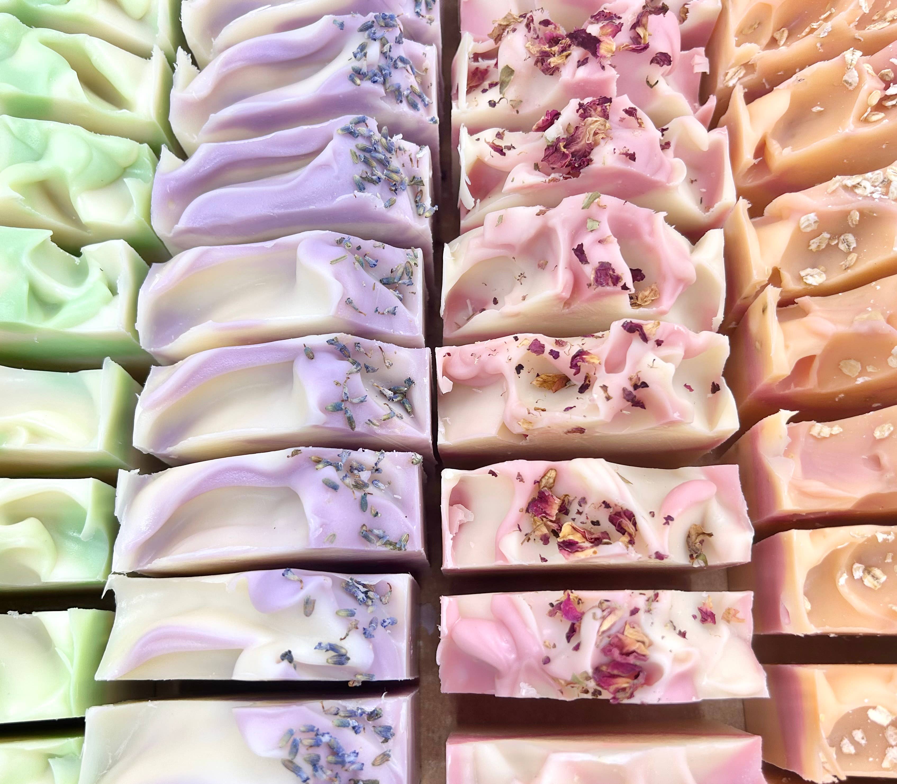 Lilac Bloom Handmade Soap Bar VEGAN COLD PROCESS Spring - Image 6