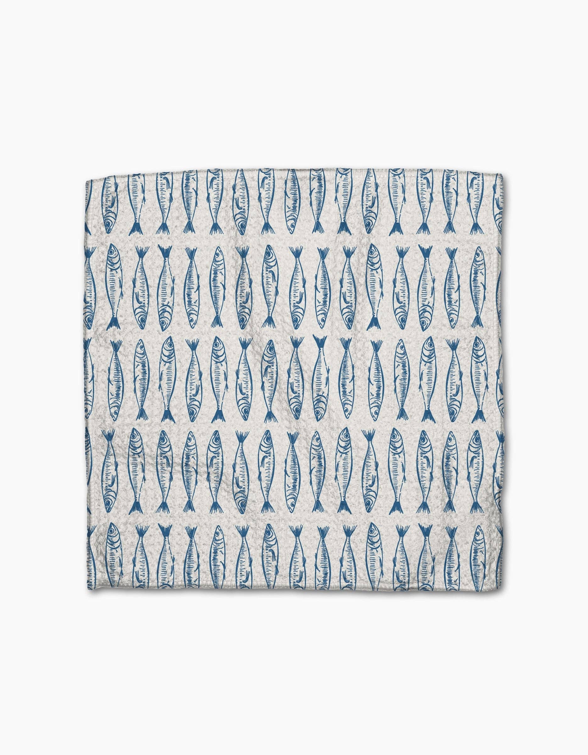 Sardine Check Blue Dishcloth Set - Image 3