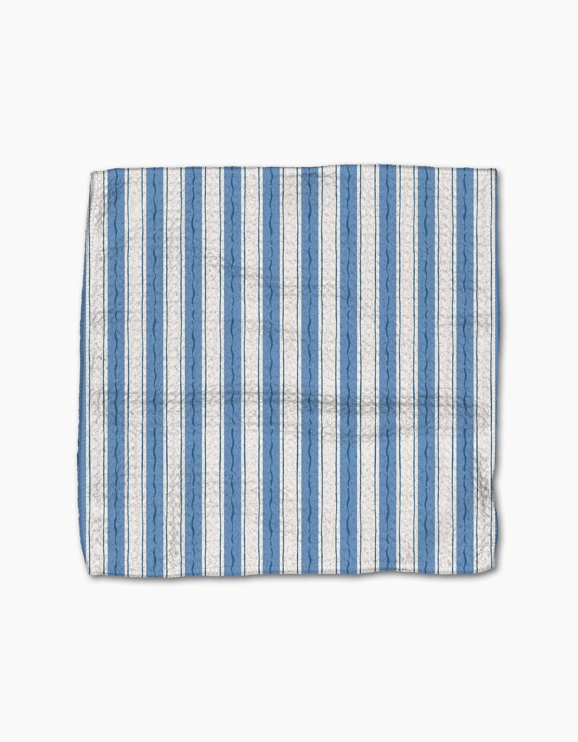 Sardine Check Blue Dishcloth Set - Image 4