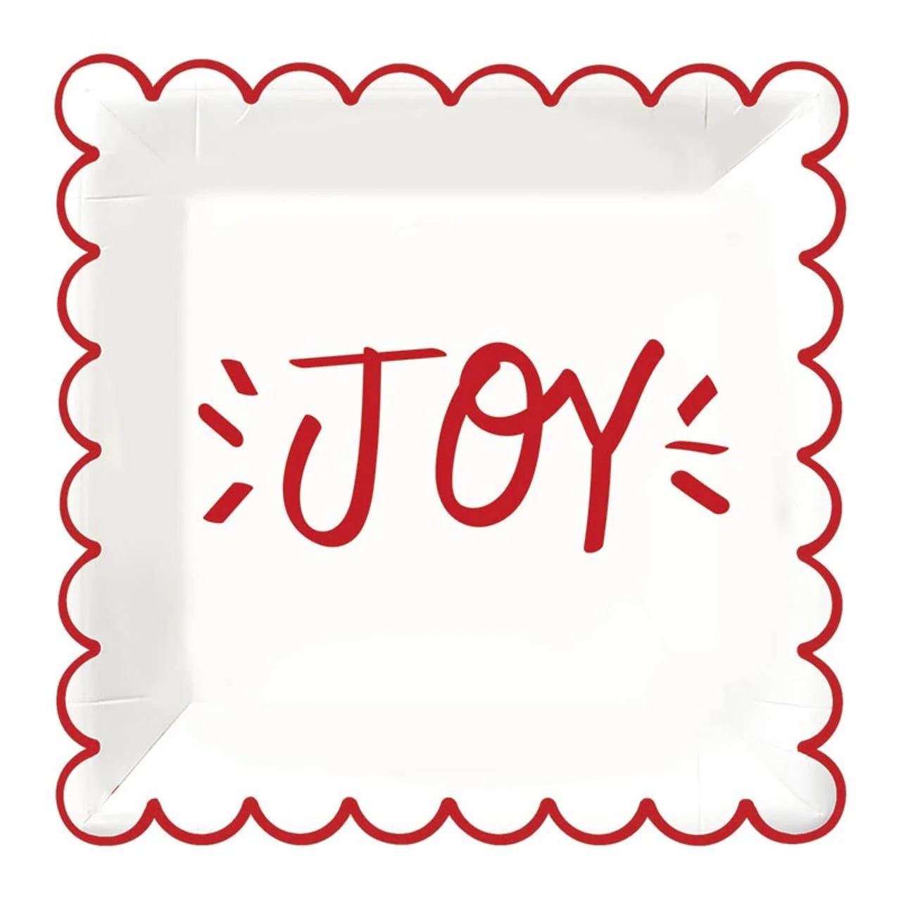 Scallop Paper Plate Joy - Image 2