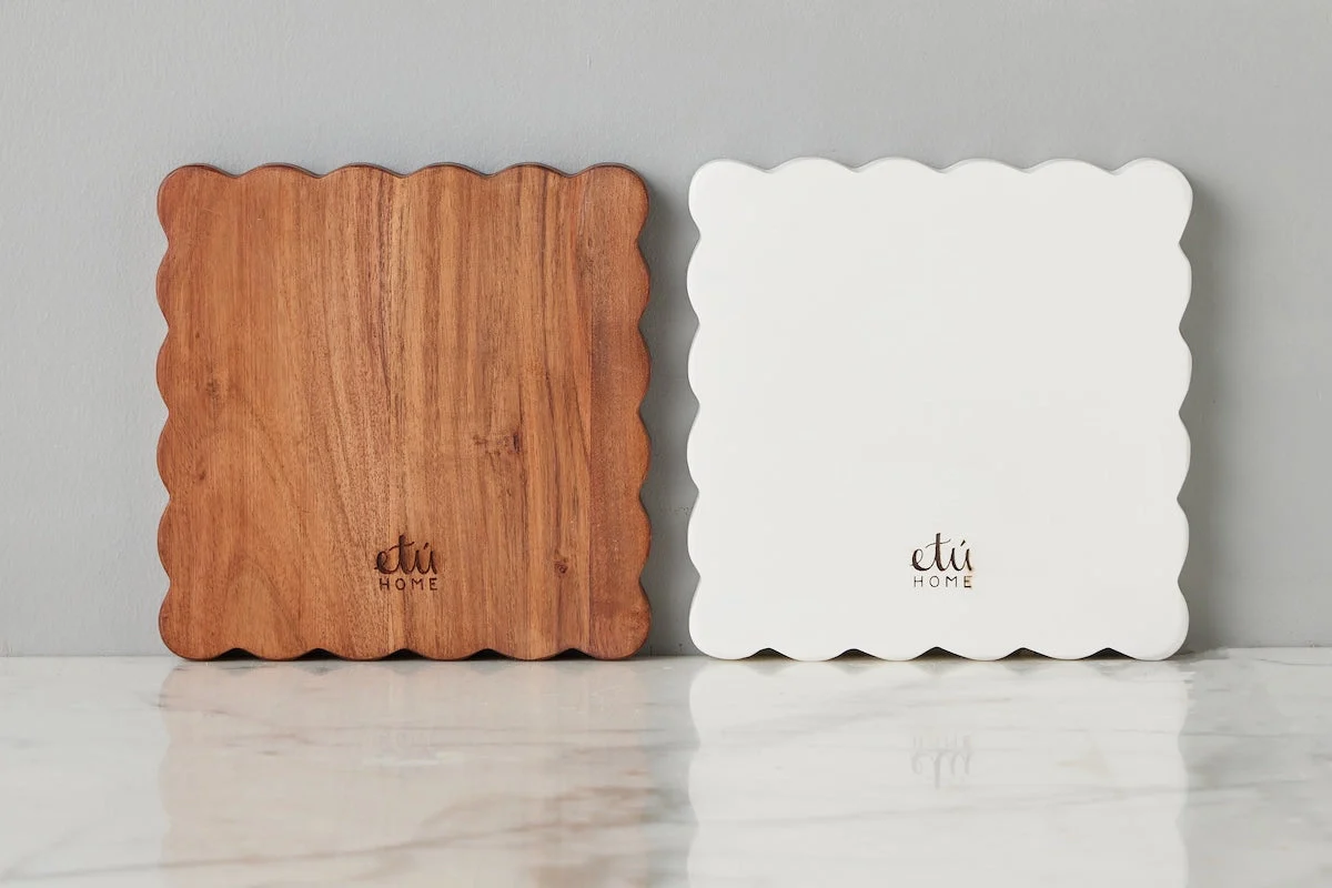 Scalloped Appetizer Cheese Board, Set of 2 - Image 2