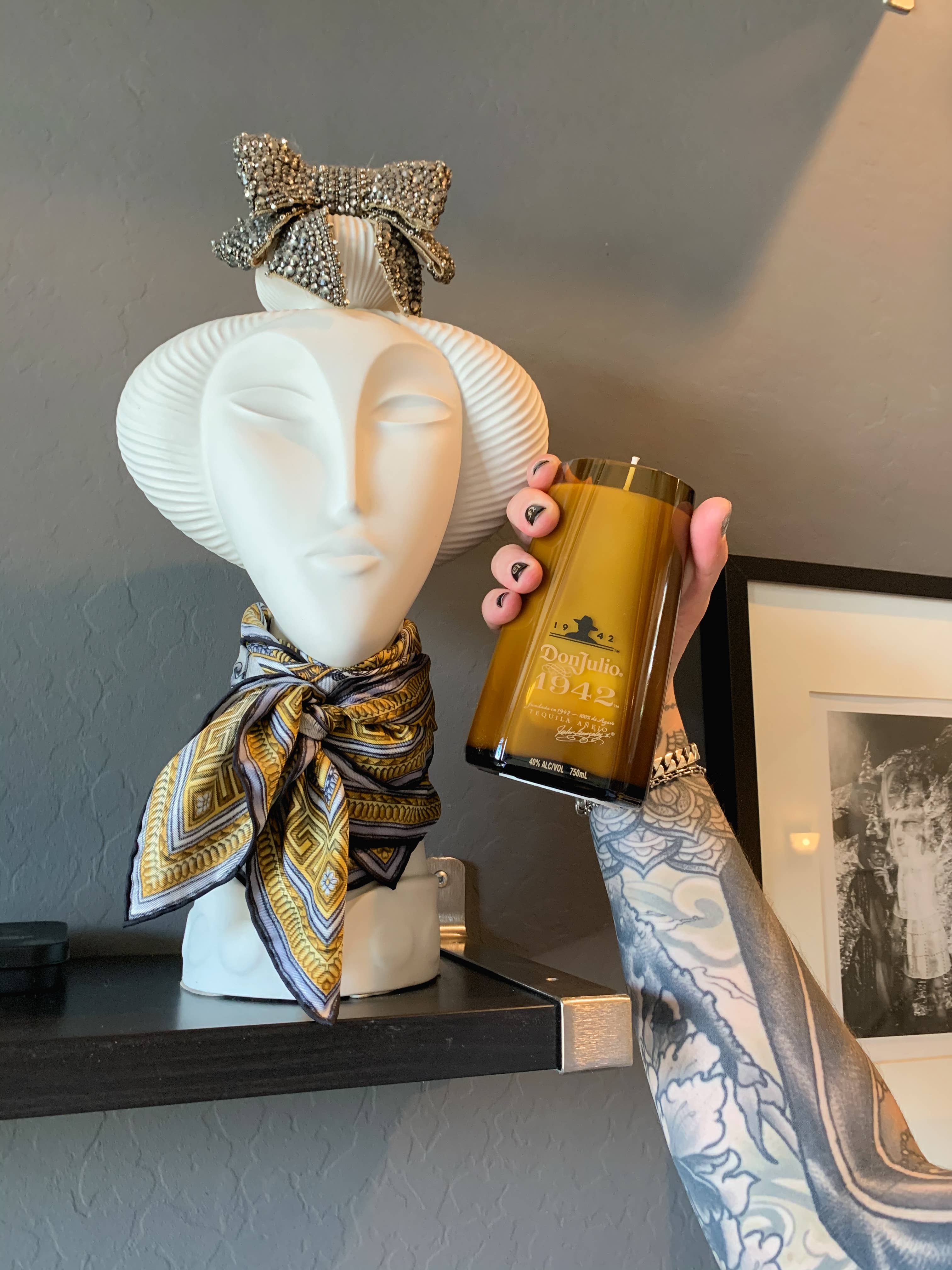 Recycled 1942 Candle: Grapefruit/Mango/Vanilla / Small - Image 6