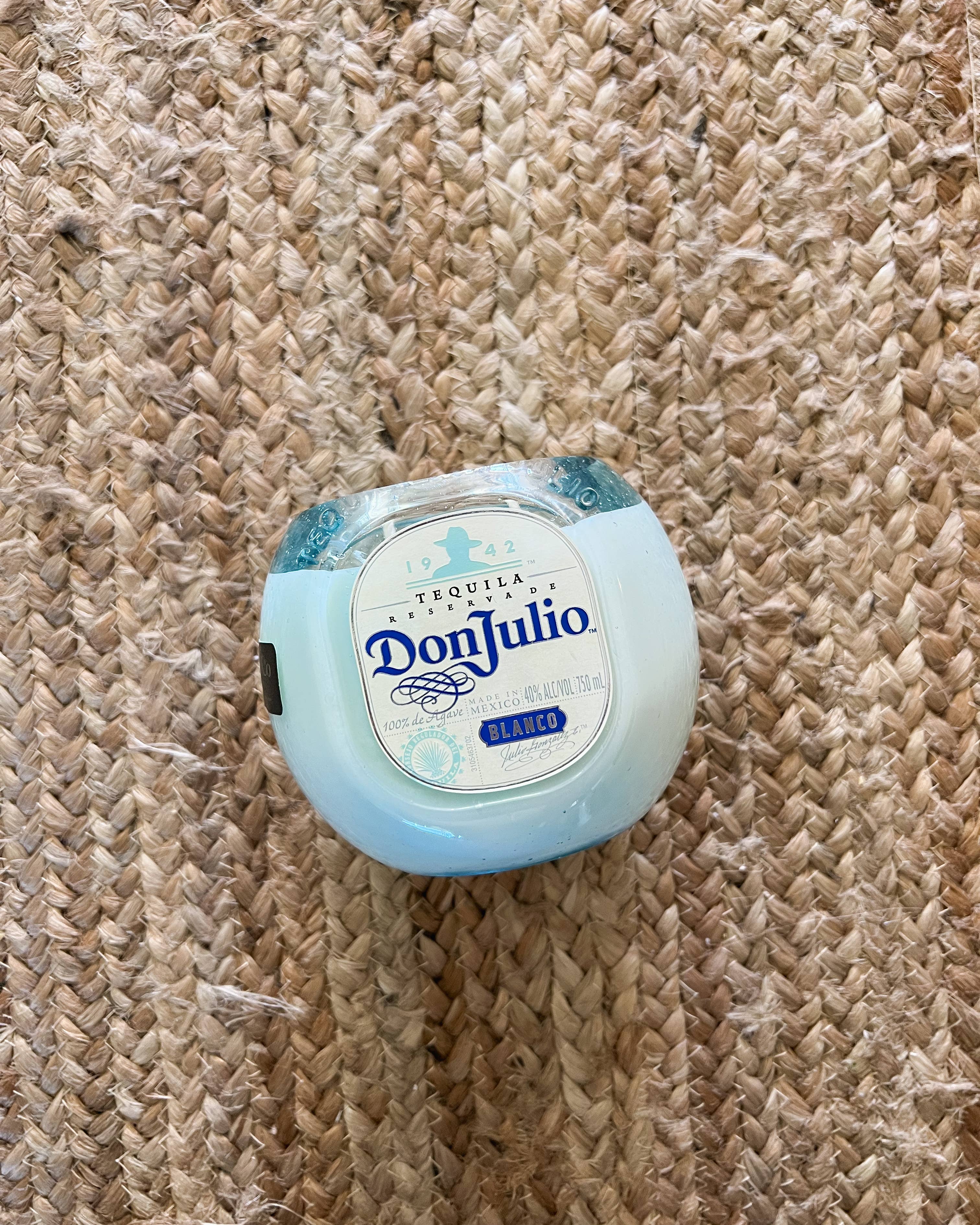 Recycled Don Julio Blanco Candle