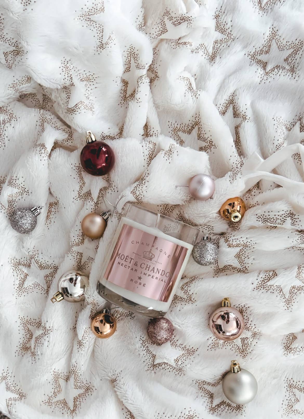 Recycled Moet Rose Candle - Image 2
