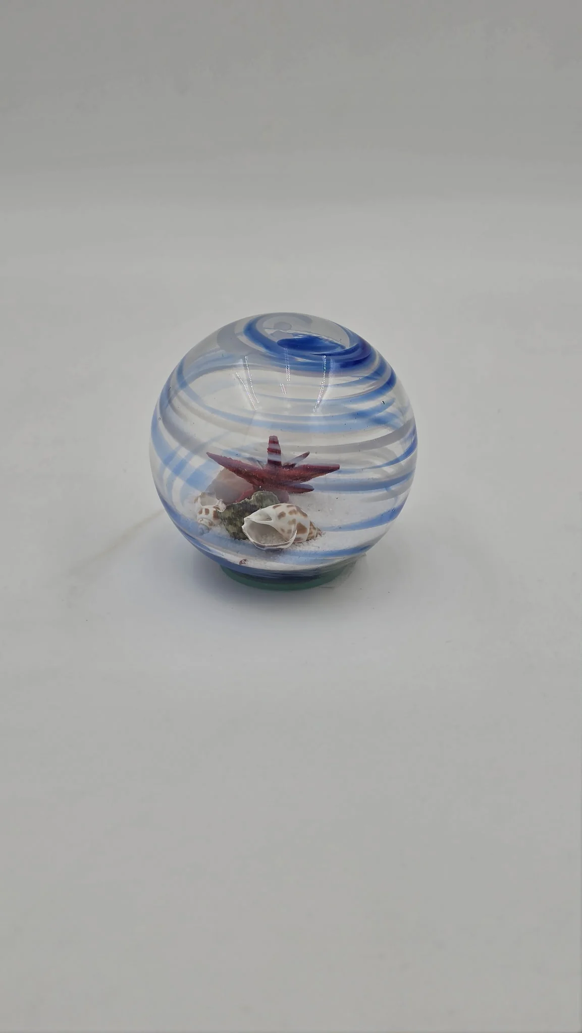 Large Glass Sand Orb