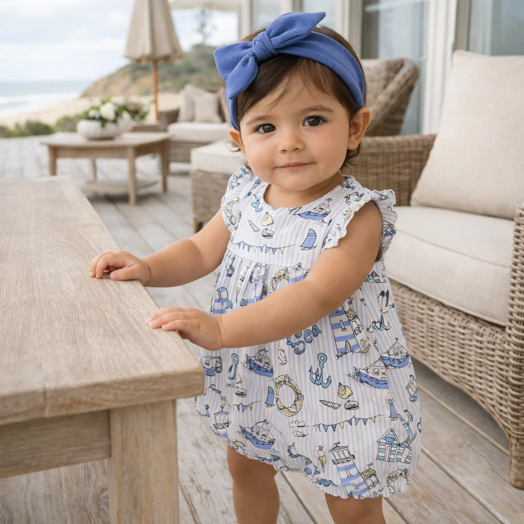 Seashore Bubble Romper - assorted sizes - Image 2