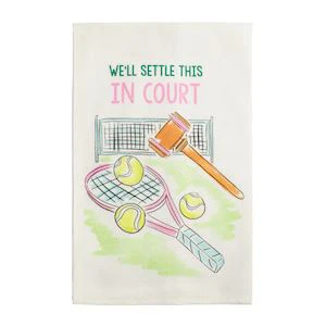 Settle In Court Tennis Towel