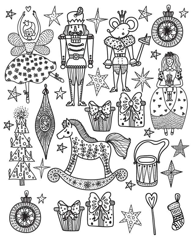 Nutcracker: Coloring Book - Image 2
